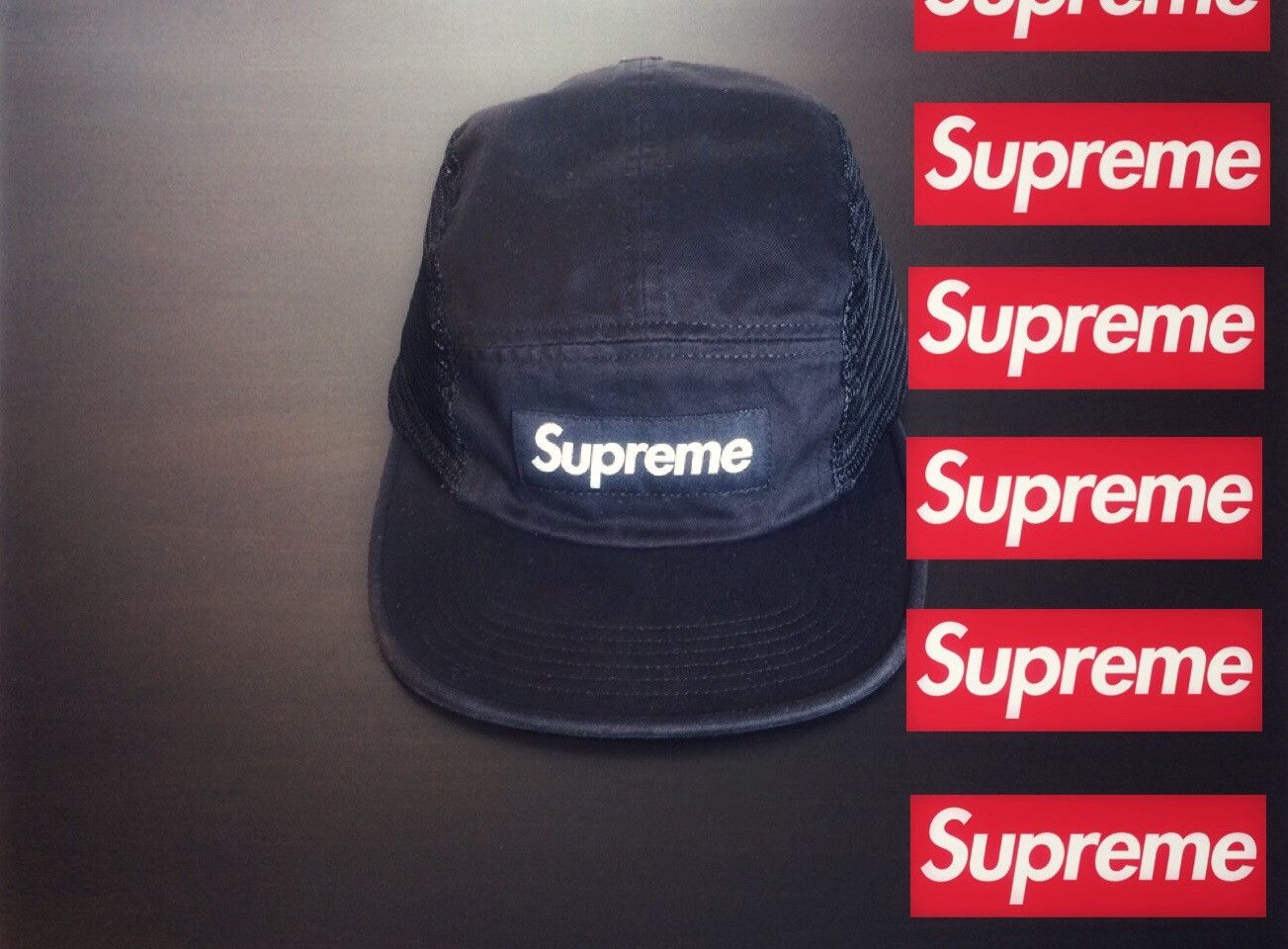 Supreme Mesh Side Panel Camp Cap | Grailed
