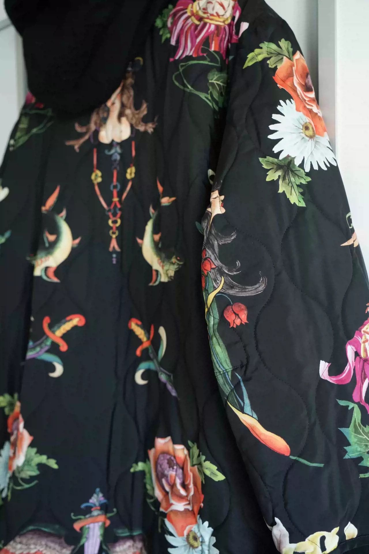 Yohji Yamamoto Yohji Yamamoto 03aw Ukiyo-e Full Print Double-sided Coat Size US L / EU 52-54 / 3 - 6 Thumbnail