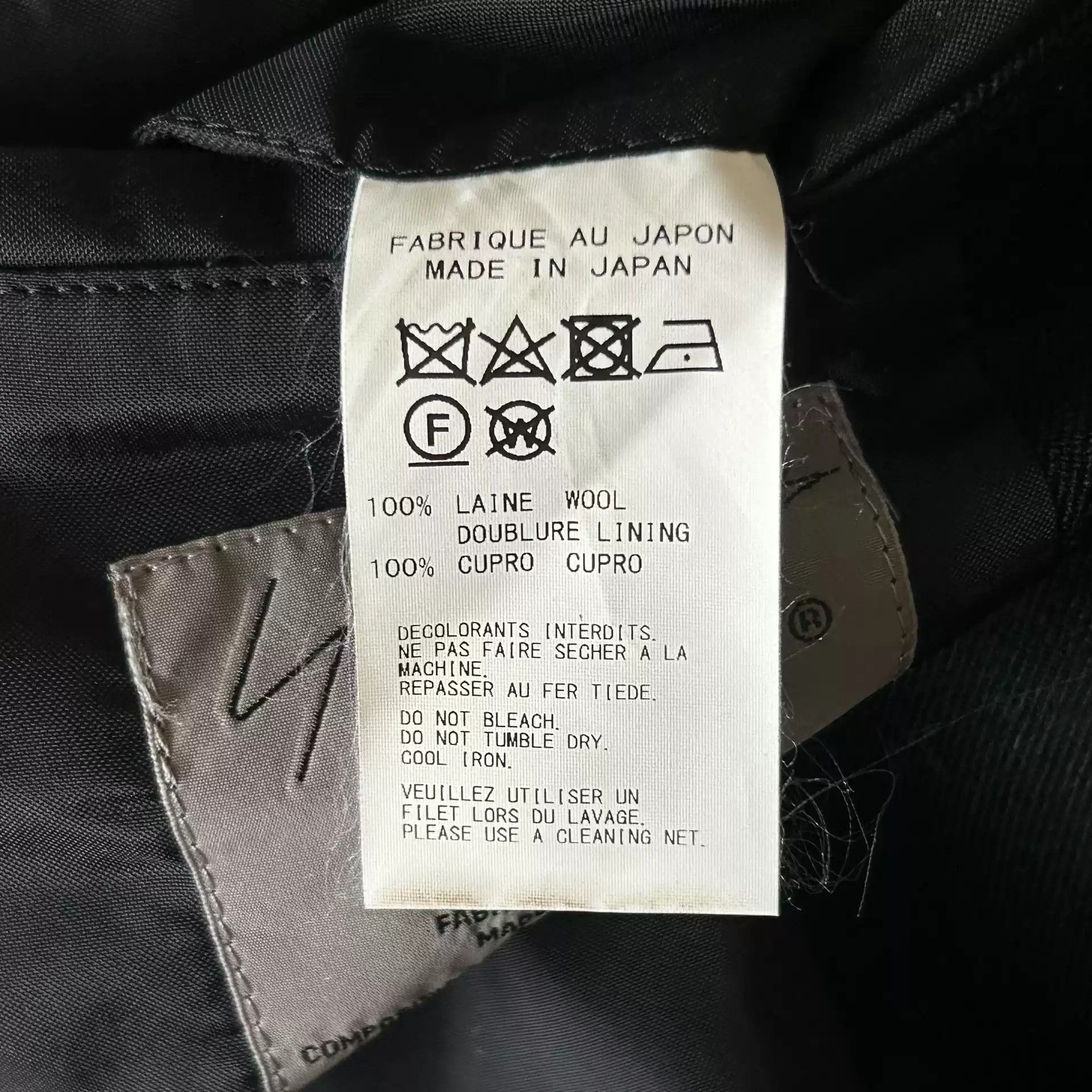 Yohji Yamamoto 19aw Multi-pocket Zipper Blazer