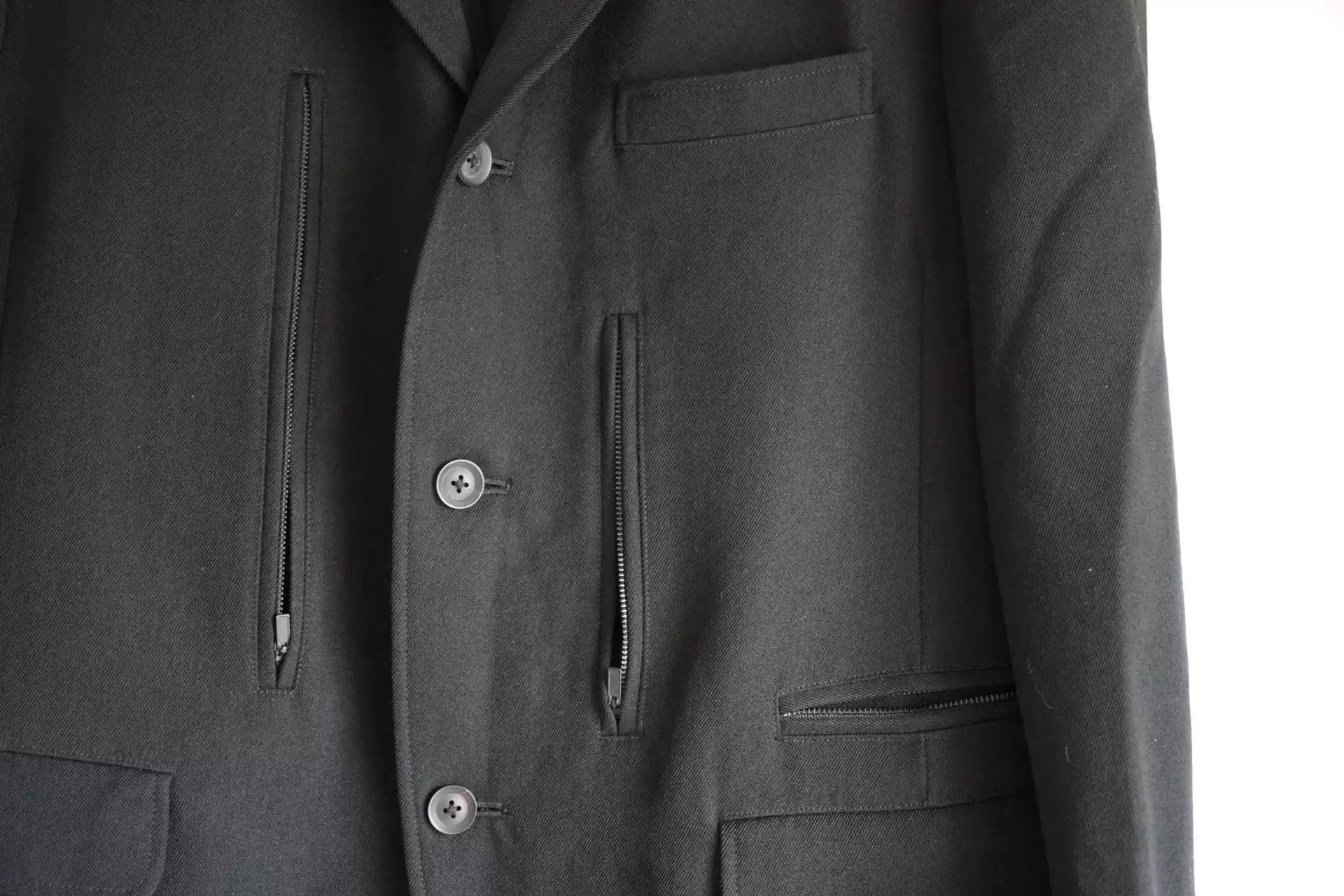 Yohji Yamamoto 19aw Multi-pocket Zipper Blazer