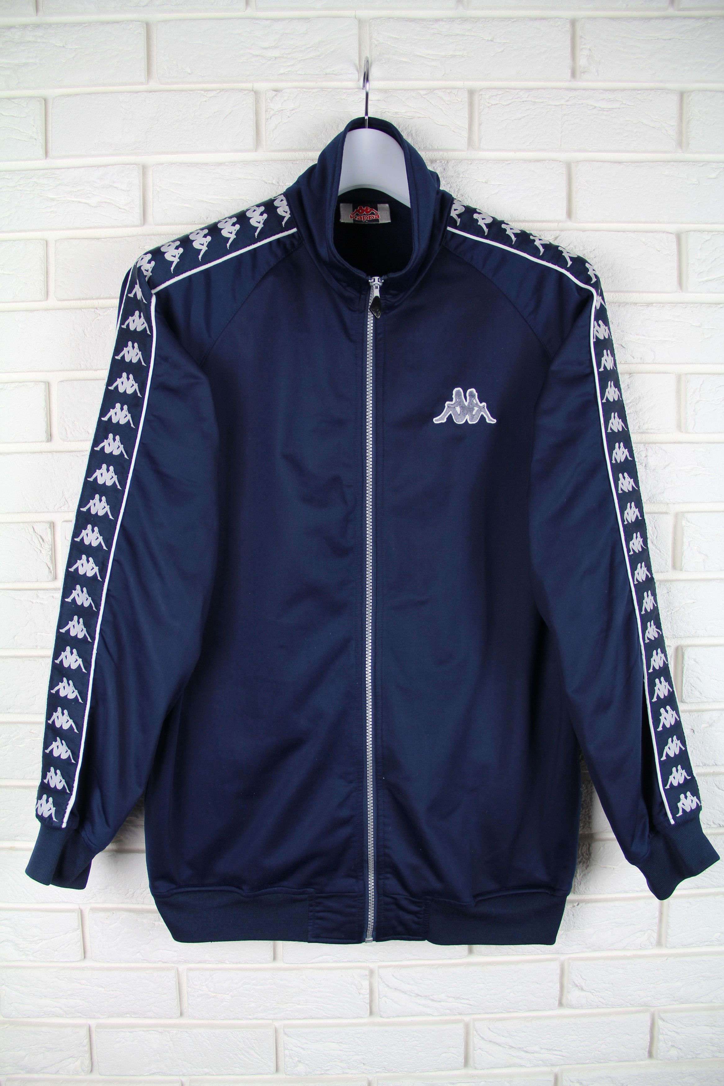 Kappa Navy Blue Kappa Track Jacket Grailed