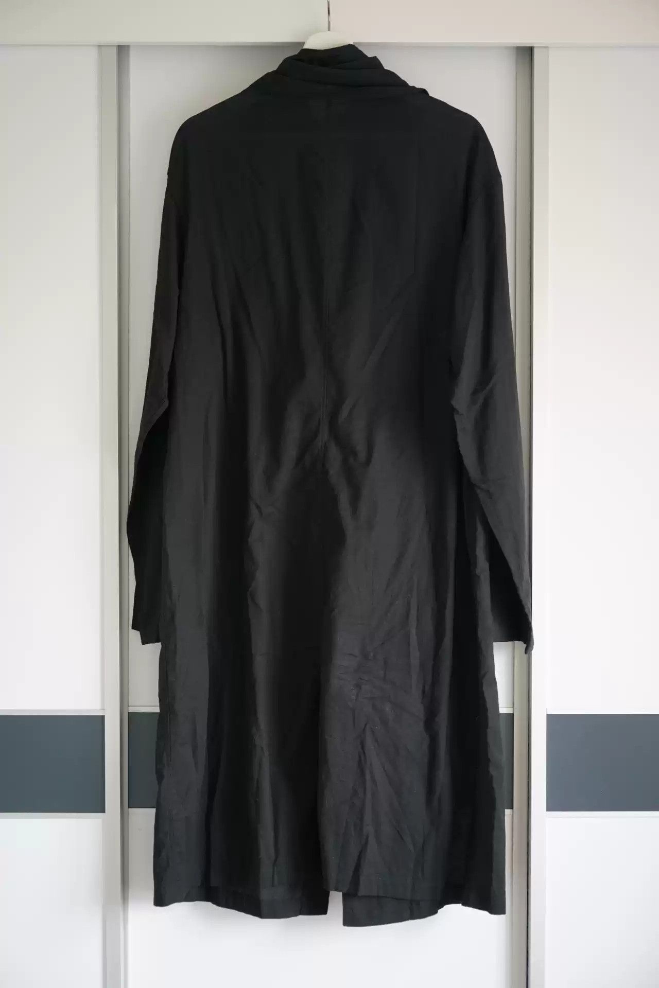 Yohji Yamamoto Yohji Yamamoto 17ss Cotton And Linen Scarf Coat Size US L / EU 52-54 / 3 - 2 Thumbnail