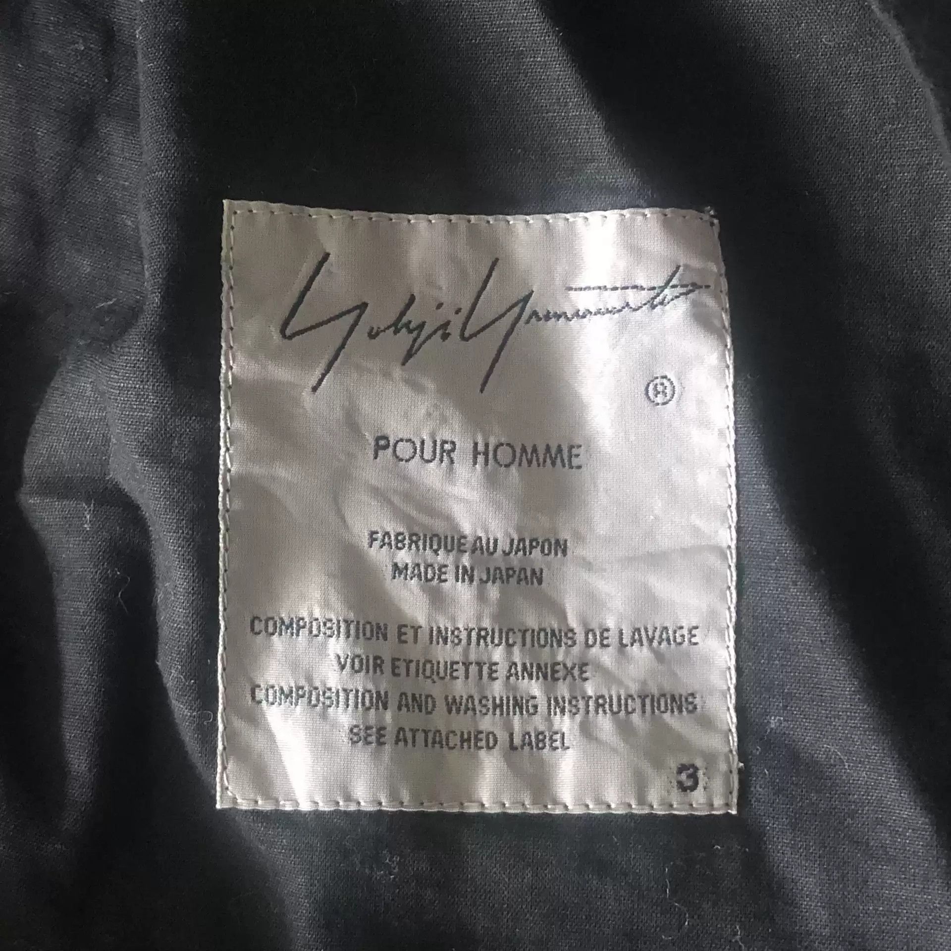 Yohji Yamamoto Yohji Yamamoto 17ss Cotton And Linen Scarf Coat Size US L / EU 52-54 / 3 - 4 Thumbnail