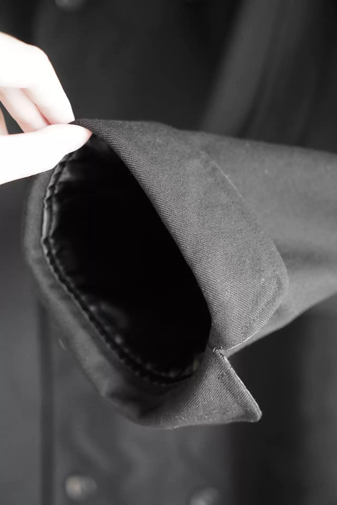 Yohji Yamamoto Yohji Yamamoto 94aw Puppet Period Reversible Coat With Silk Collar Size US M / EU 48-50 / 2 - 5 Thumbnail