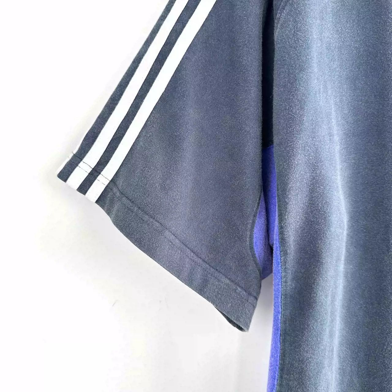 Balenciaga Balenciaga X Adidas Joint Logo Printed Striped Edge Color Matching Round Neck Short-sleeved T-shirt Size US S / EU 44-46 / 1 - 5 Thumbnail