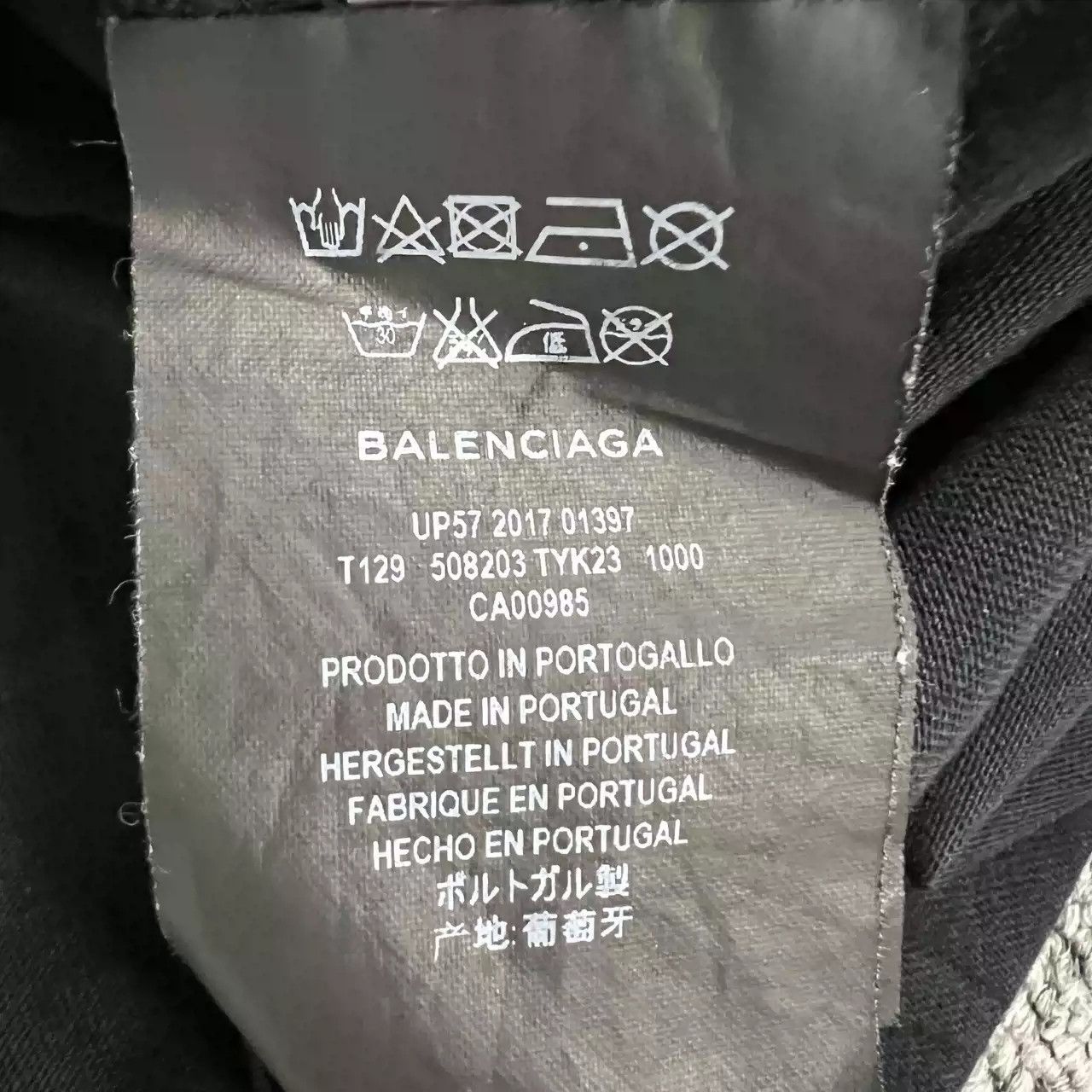 Balenciaga Balenciaga Letter Logo Short Sleeve T-shirt Size US M / EU 48-50 / 2 - 8 Thumbnail