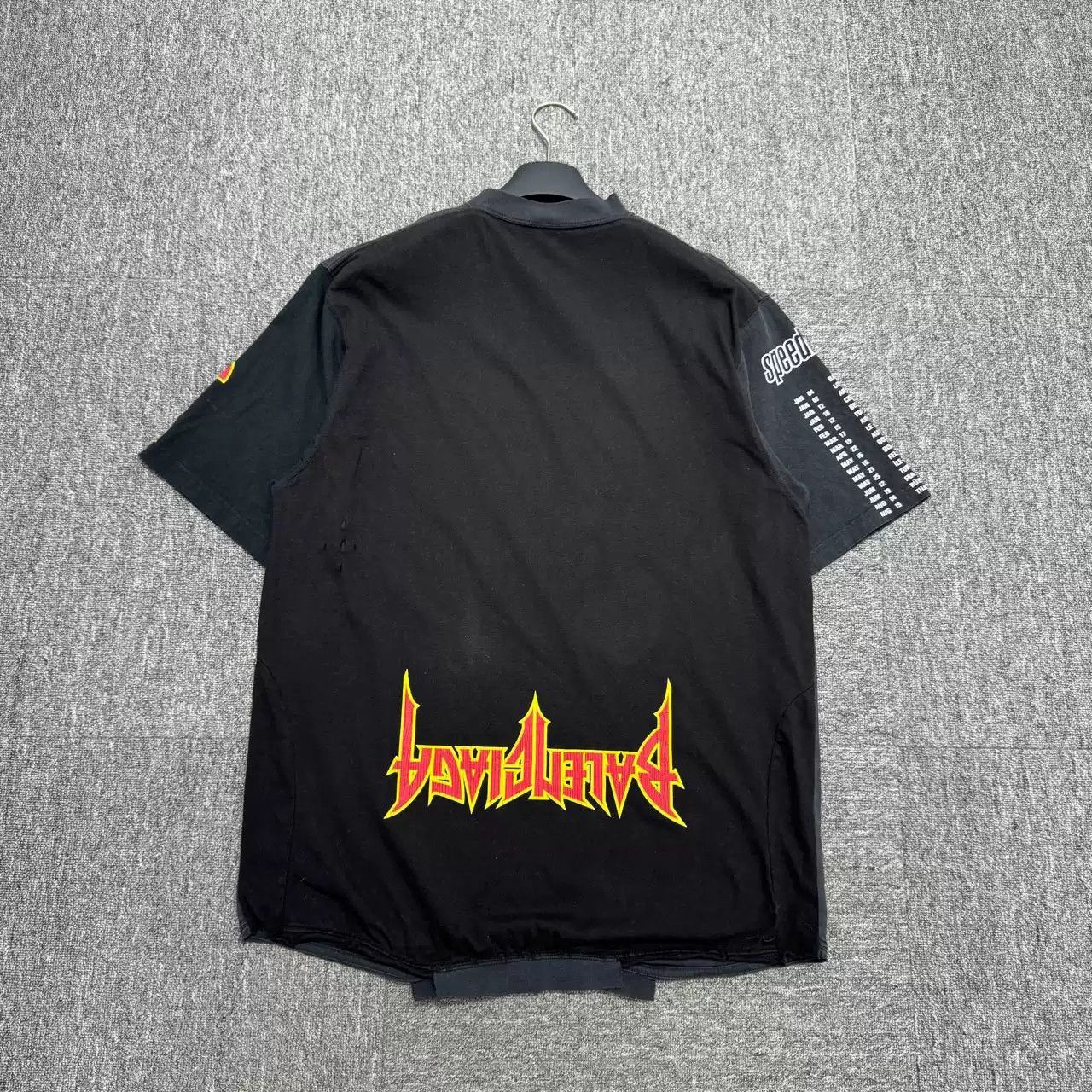 Balenciaga Balenciaga Inverted Band Printed Short Sleeve Size US M / EU 48-50 / 2 - 5 Thumbnail