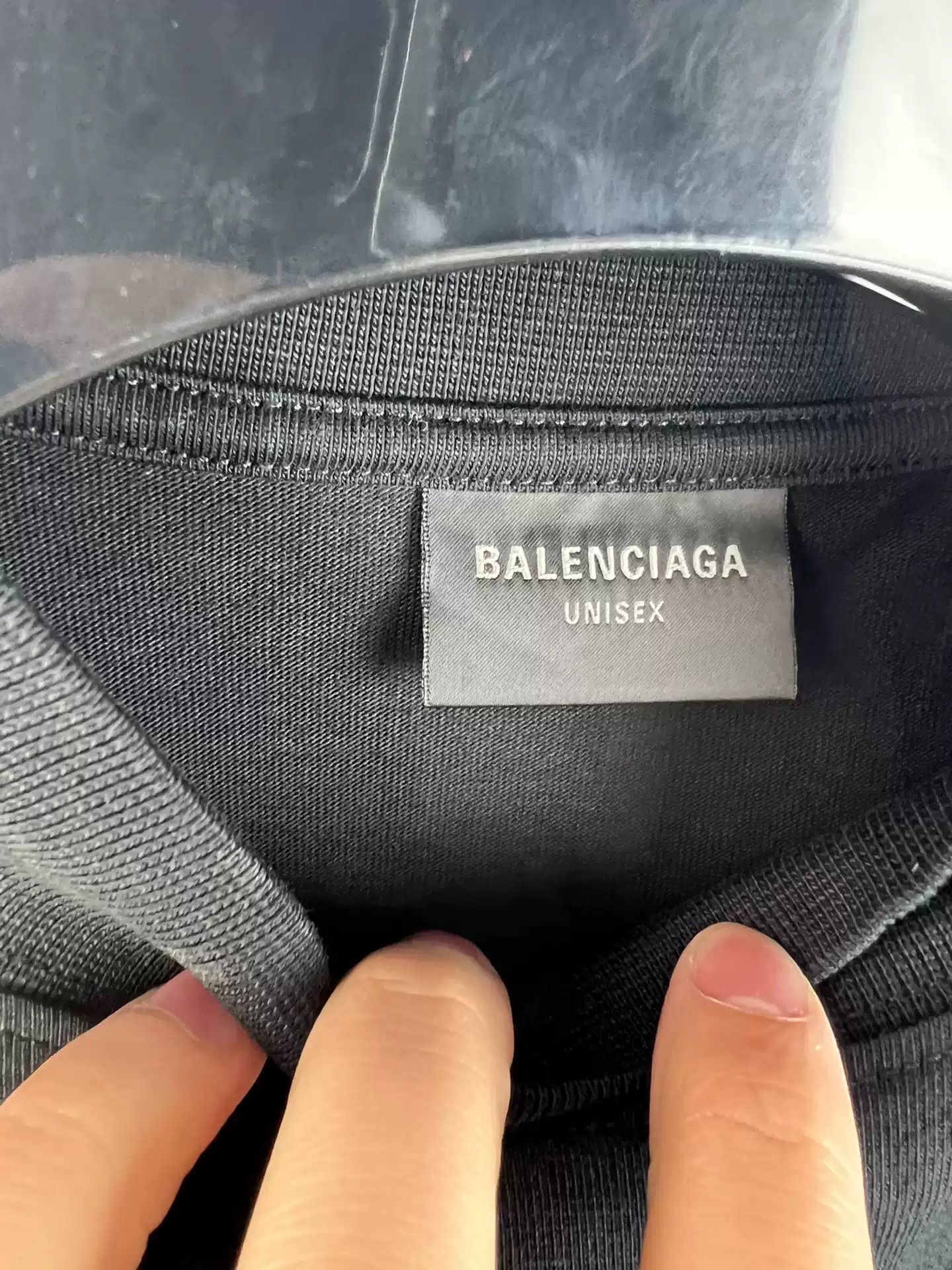 Balenciaga Balenciaga's Mud Wash Sanskrit Logo Short Sleeve Size US XS / EU 42 / 0 - 3 Thumbnail