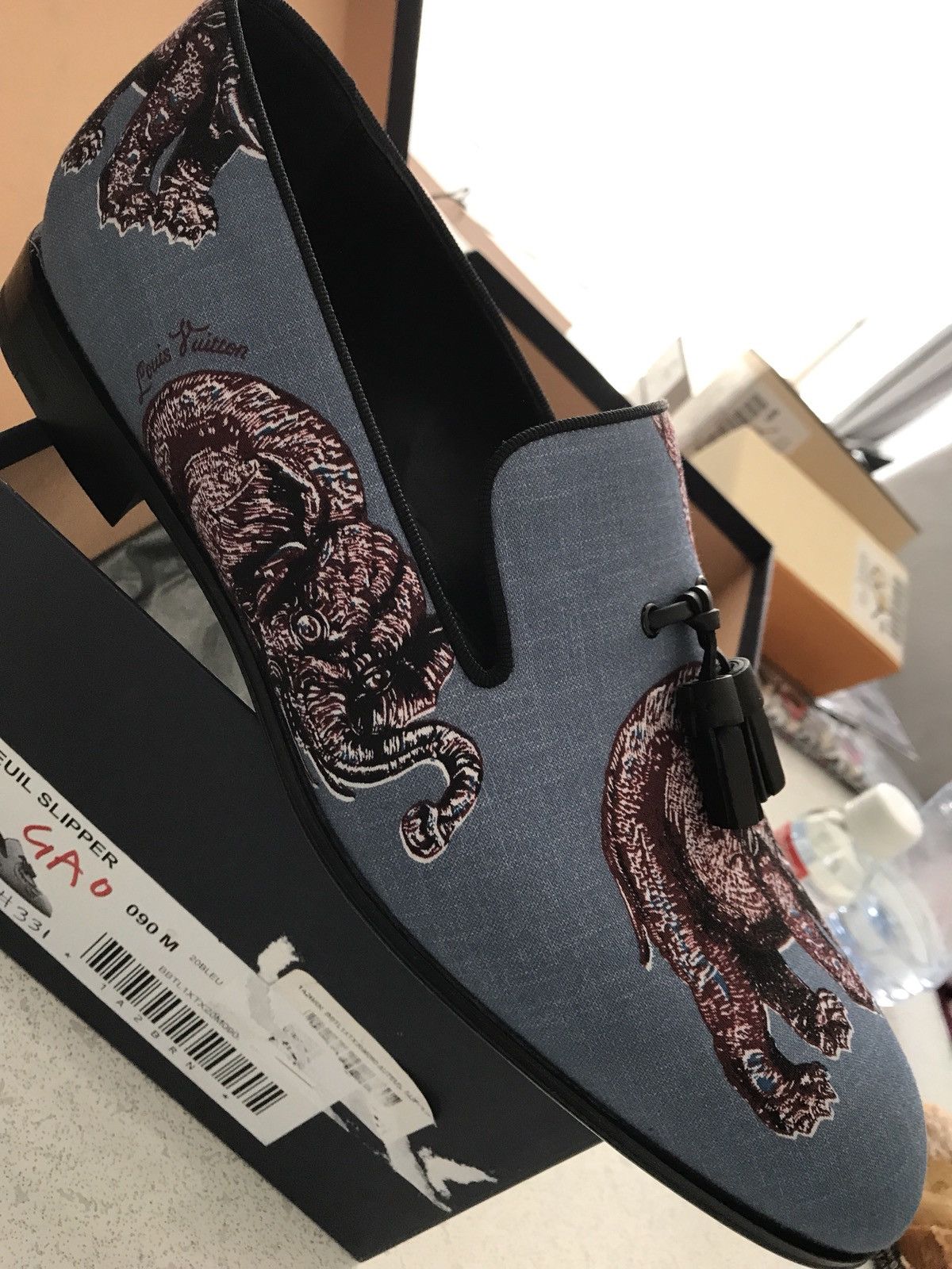 Louis Vuitton Authentic Auteuil Slipper Chapman Brothers Slip On Grailed
