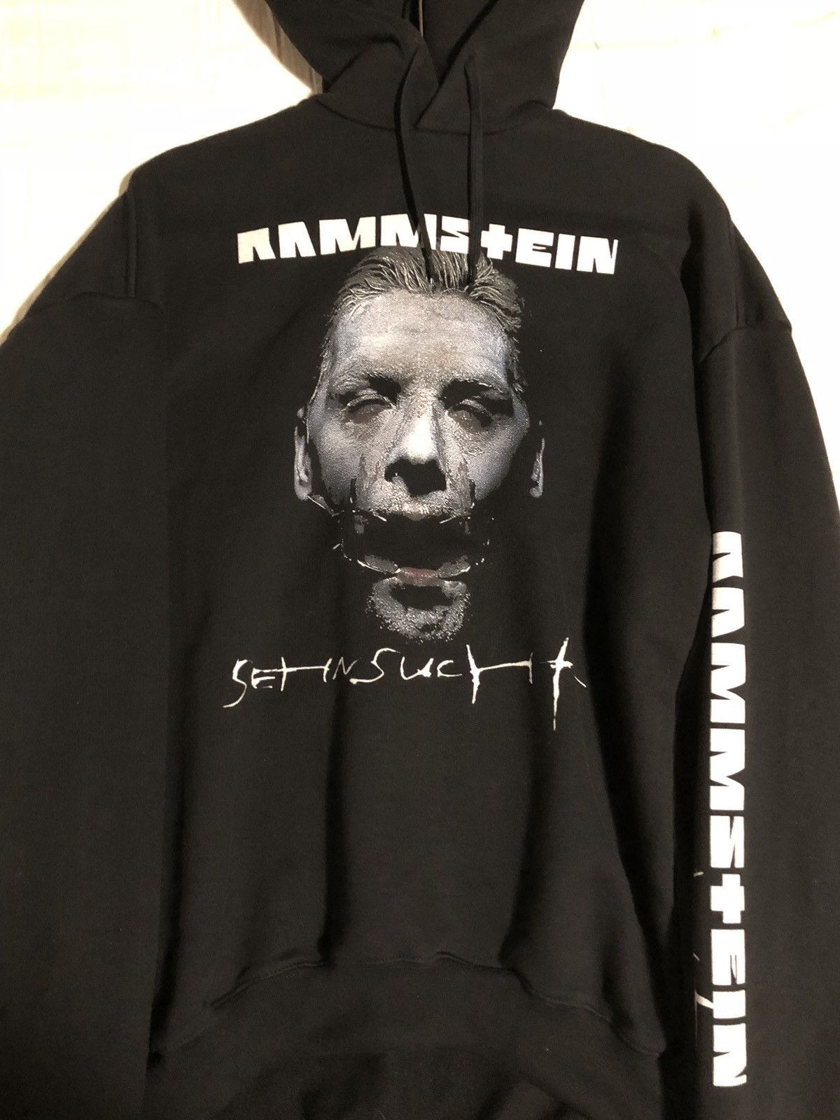 Vetements sales rammstein hoodie