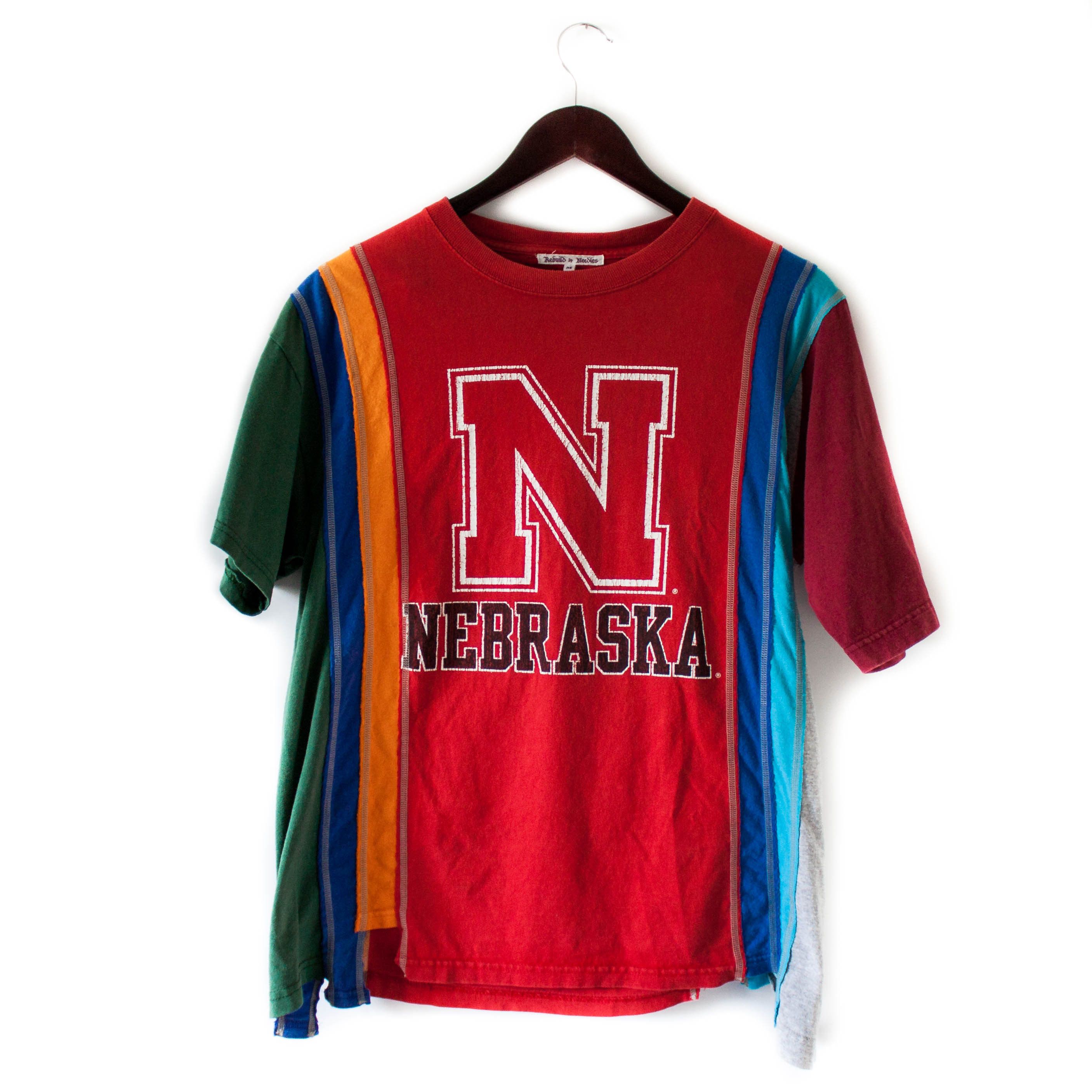 image of Needles Nebraska Rebuild Tee in Red, Men's (Size Small)