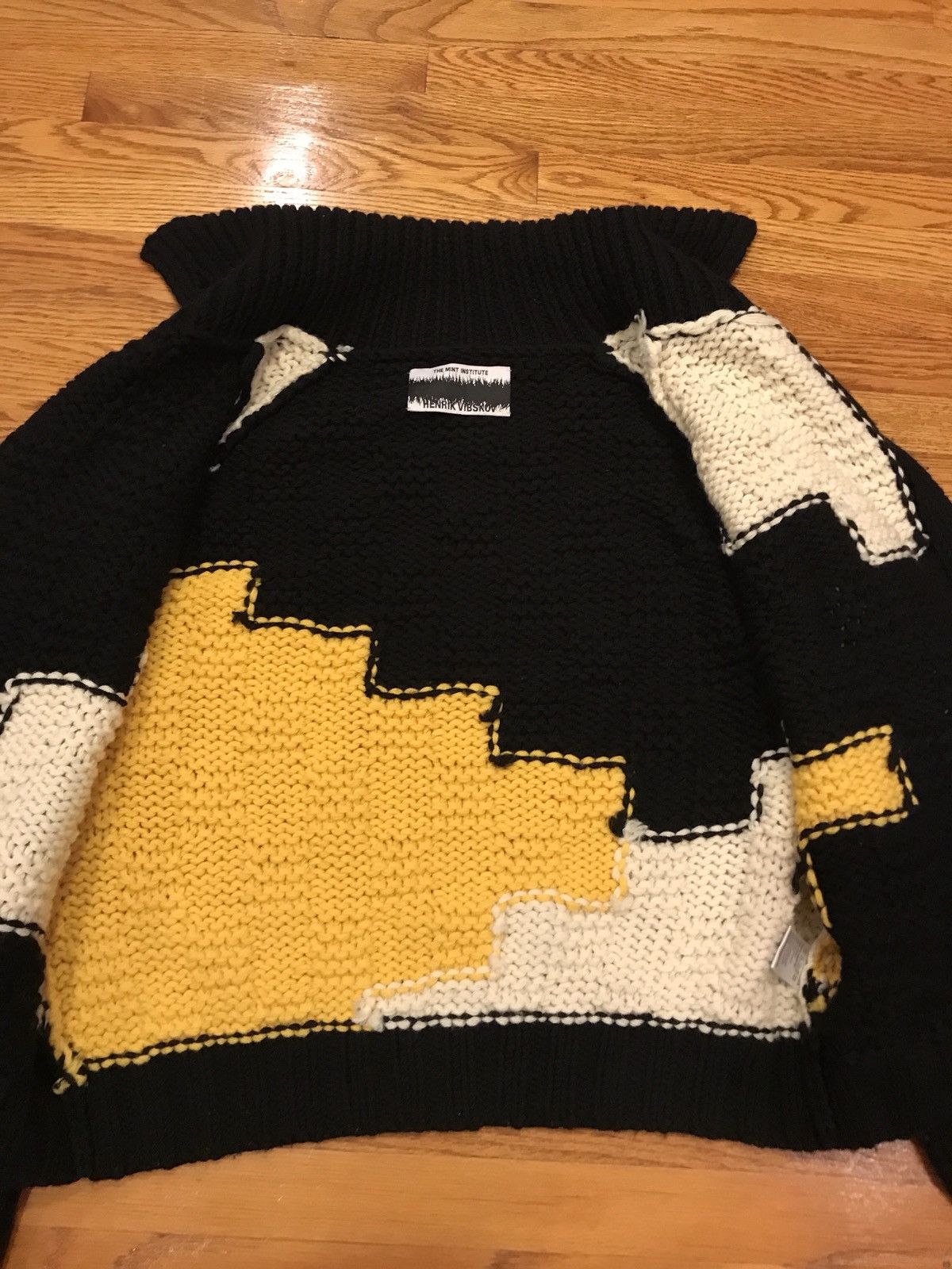 Henrik Vibskov Mint Institute Knitted LEGO Cardigan Size US M / EU 48-50 / 2 - 8 Thumbnail