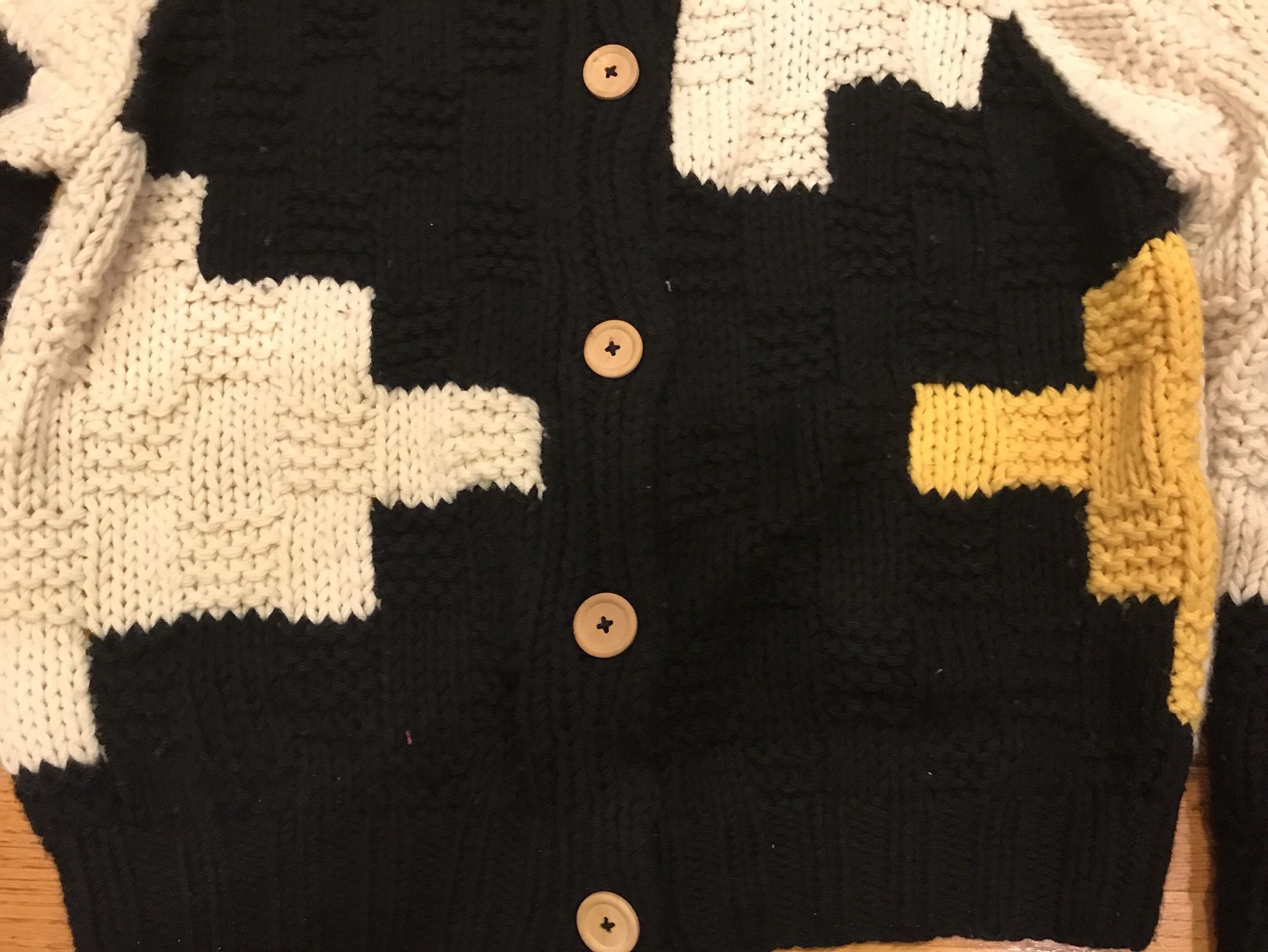 Henrik Vibskov Mint Institute Knitted LEGO Cardigan Size US M / EU 48-50 / 2 - 3 Thumbnail