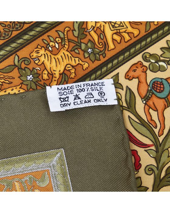 Hermes Silk Scarf with Hunting Scene Print | Grailed