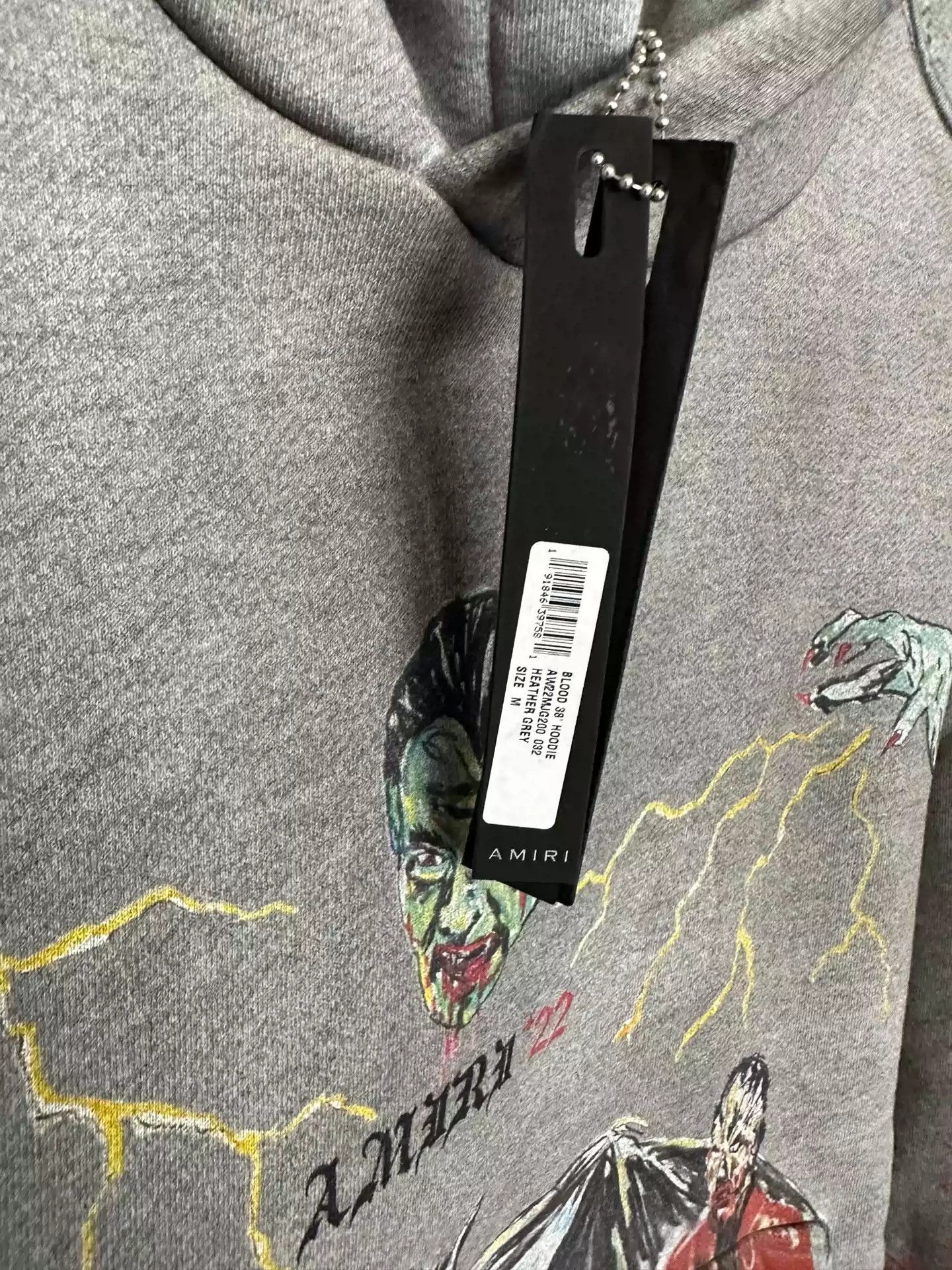 Amiri AMIRI x Wes Lang co-branded runway hoodie Size US M / EU 48-50 / 2 - 3 Thumbnail