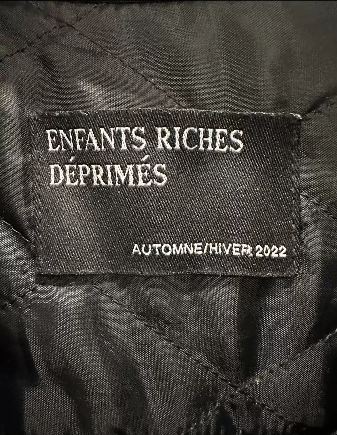 Enfants Riches Deprimes Enfants Riches Deprimes ERD 22aw Black Wool Sandwich Shirt Size US L / EU 52-54 / 3 - 3 Thumbnail