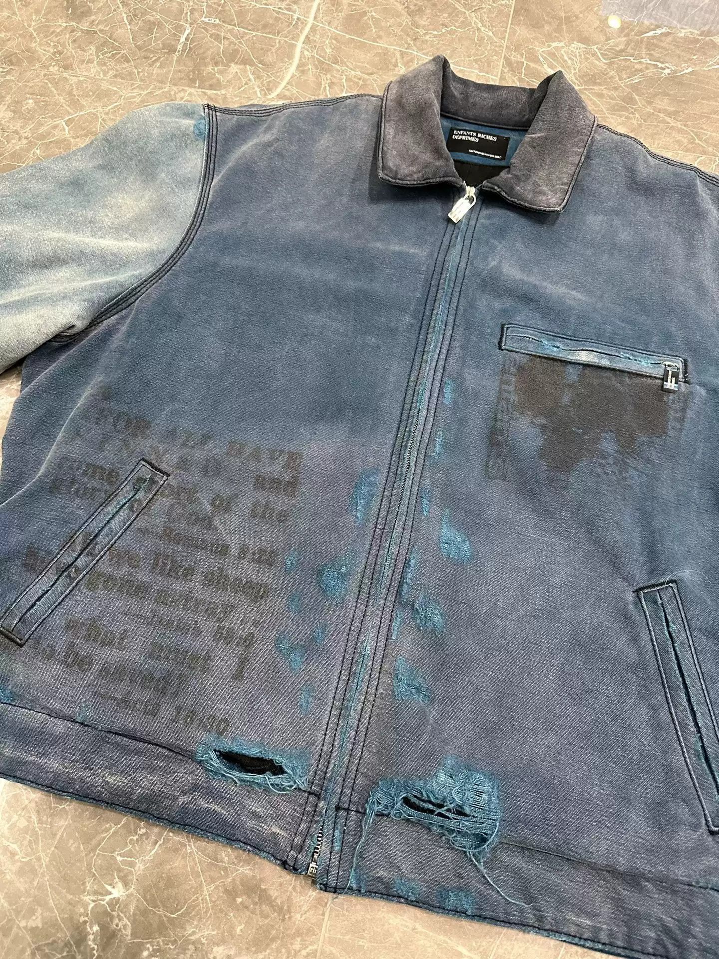 Enfants Riches Deprimes ENFANTS RICHES DÉPRIMÉS Canvas Work Jacket Size US L / EU 52-54 / 3 - 3 Thumbnail