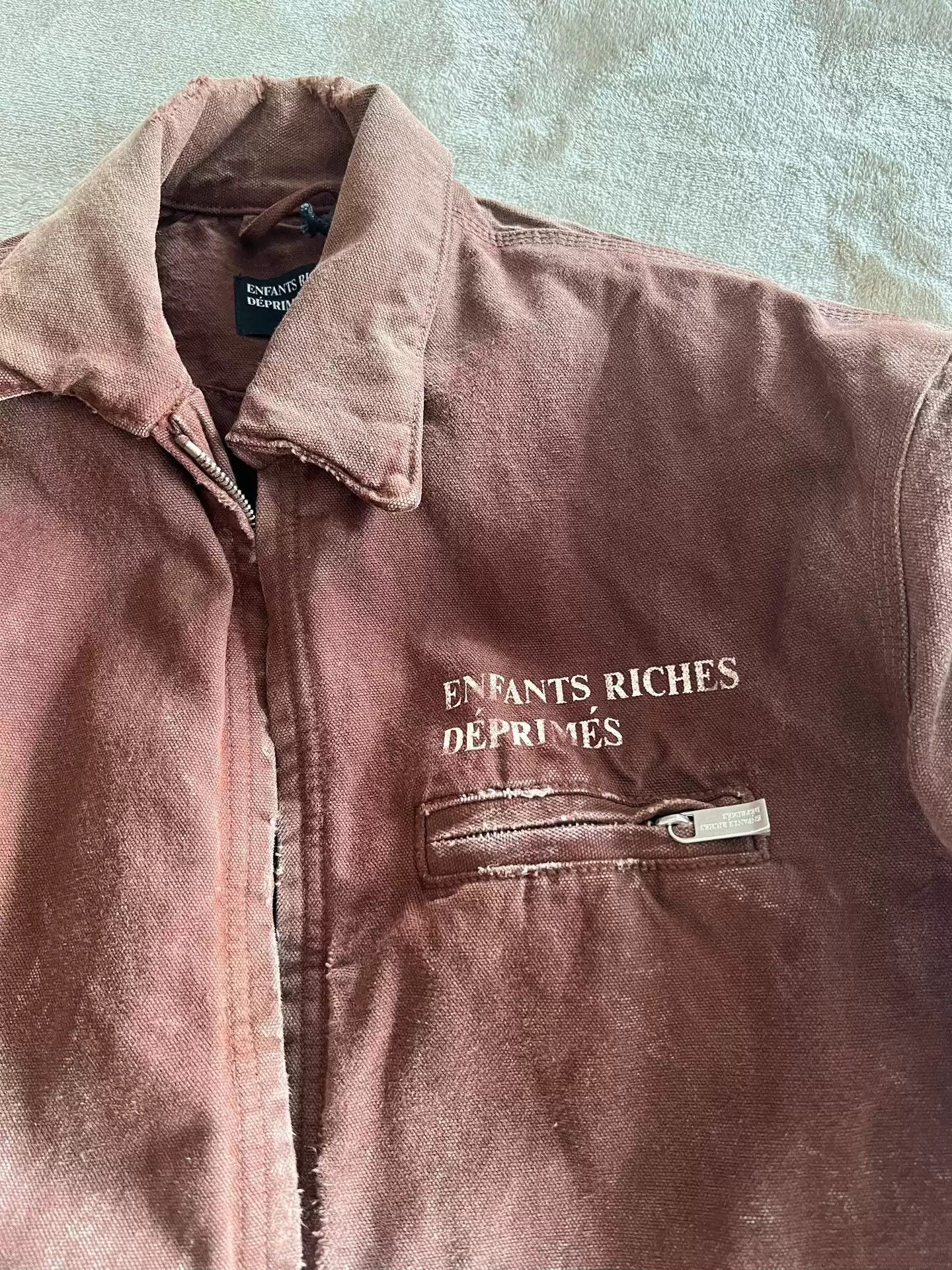 Enfants Riches Deprimes Enfants Riches Deprimes ERD Washed Carhartt Jacket Size US XS / EU 42 / 0 - 3 Thumbnail