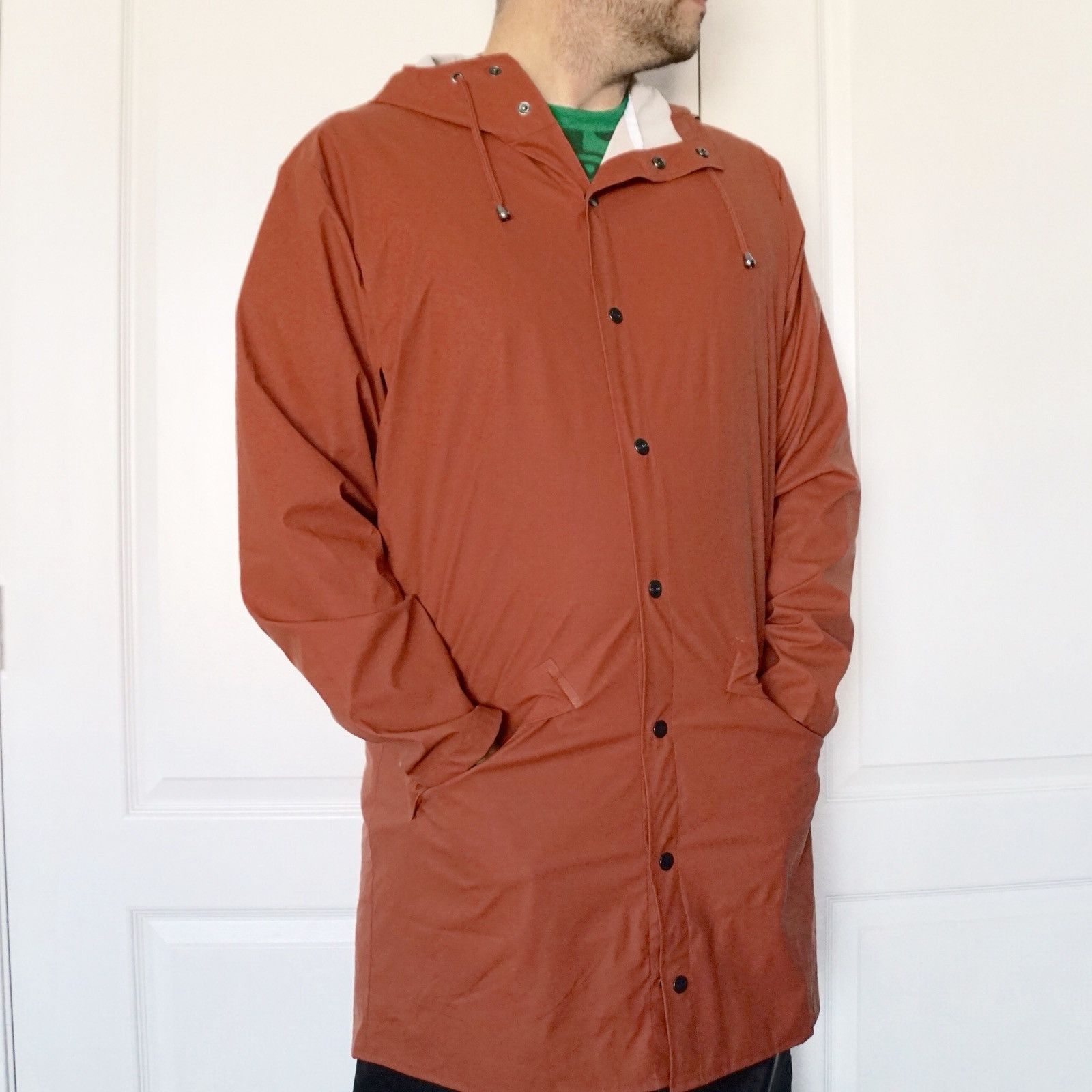 Rains Rains of Denmark Long Jacket Size M/L Brand Rain Jacket Size US M / EU 48-50 / 2 - 1 Thumbnail