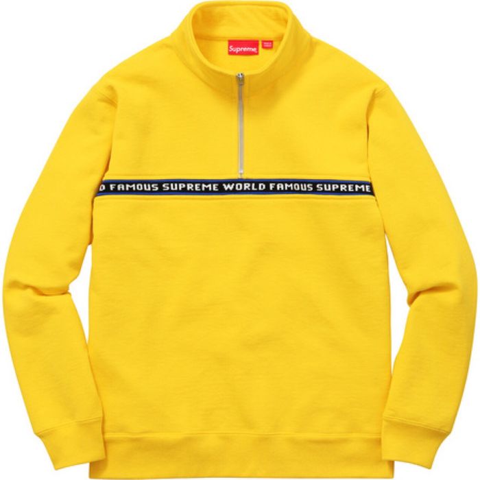 Supreme world best sale famous half zip