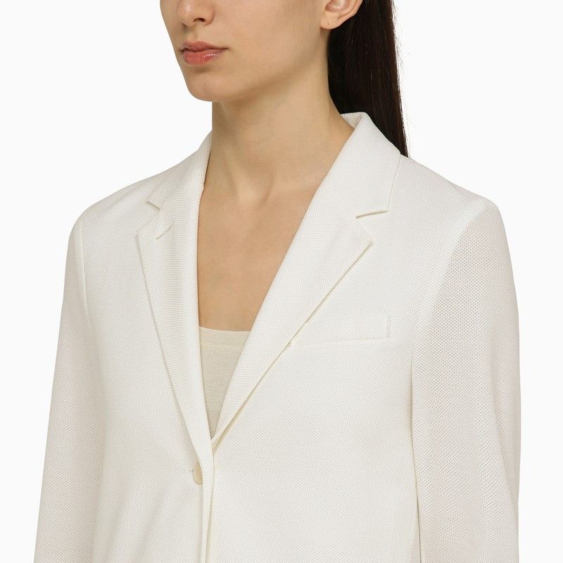 ジャケット Harris Wharf London White single-breasted cotton jacket Harris Wharf London White Single-Breasted Cotton Jacket