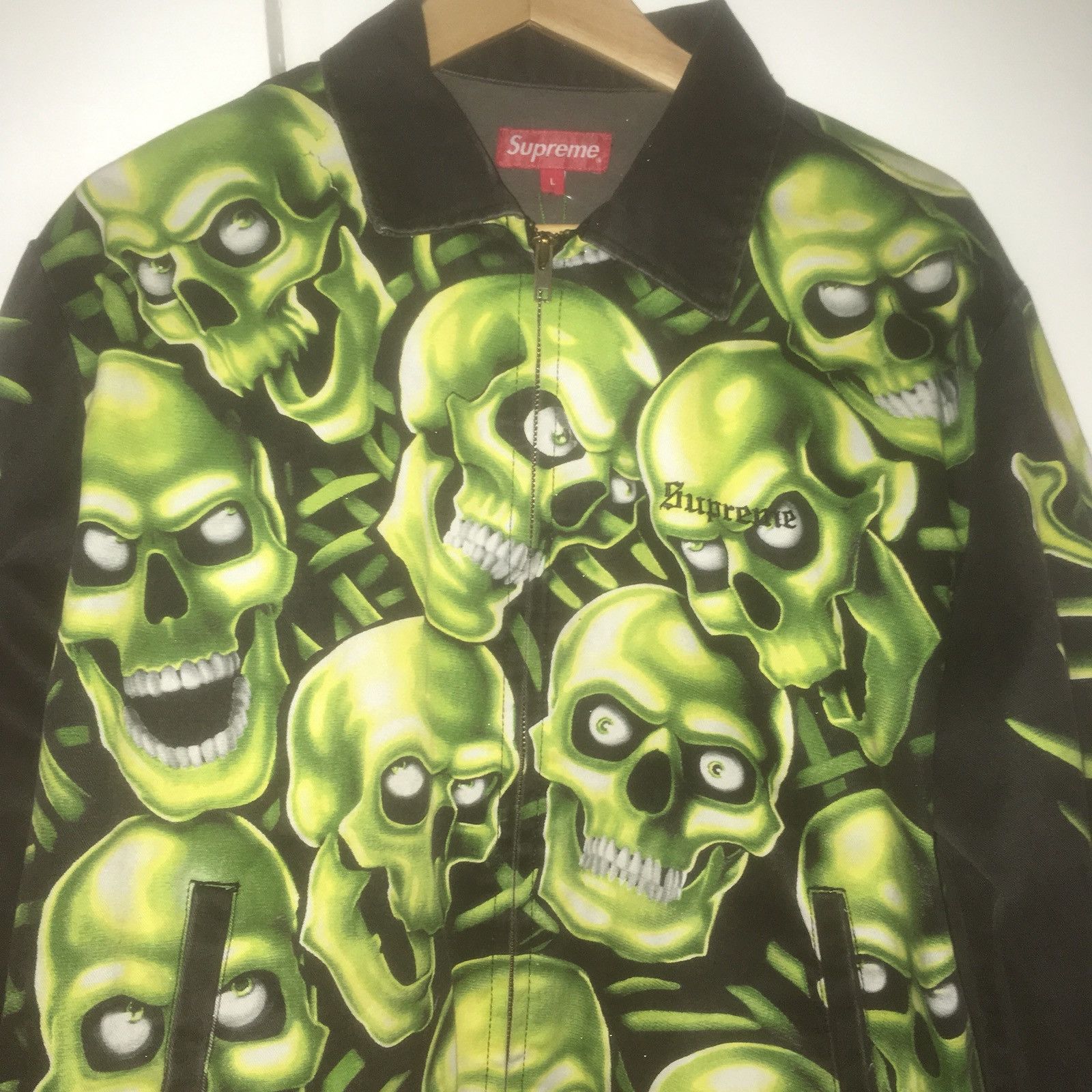 Supreme Skull Pile Work Jacket Grailed