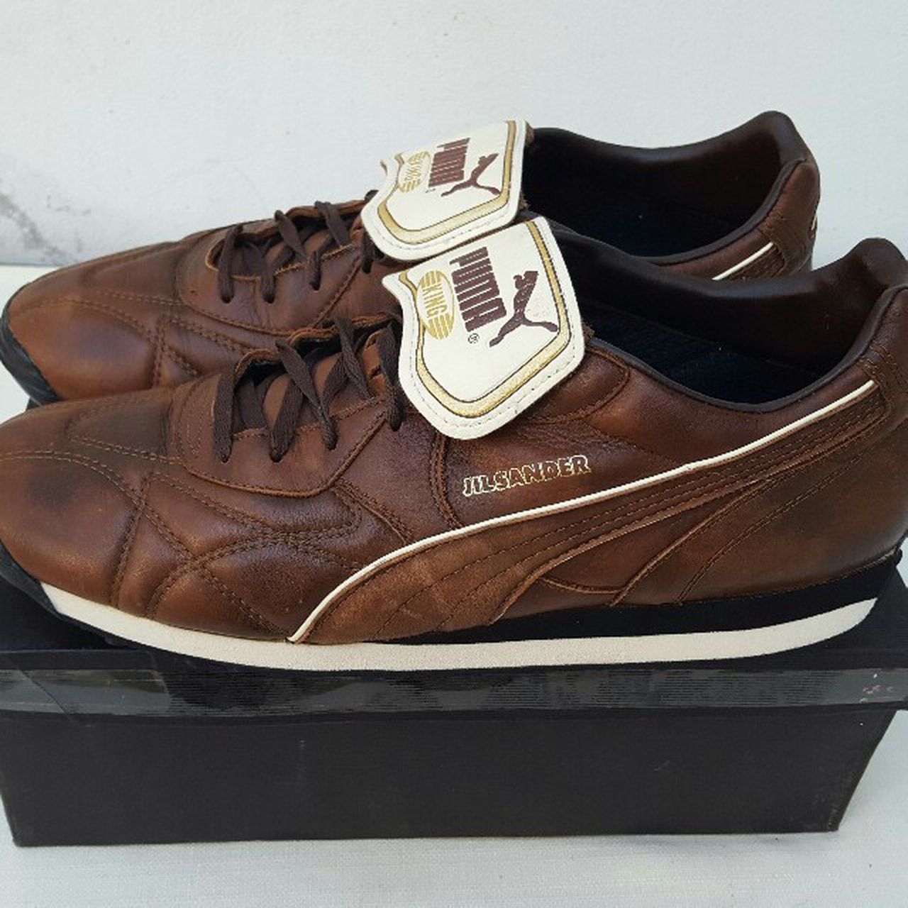 Jil Sander × Puma VINTAGE PUMA KING JIL SANDER BROWN SHOE | Grailed