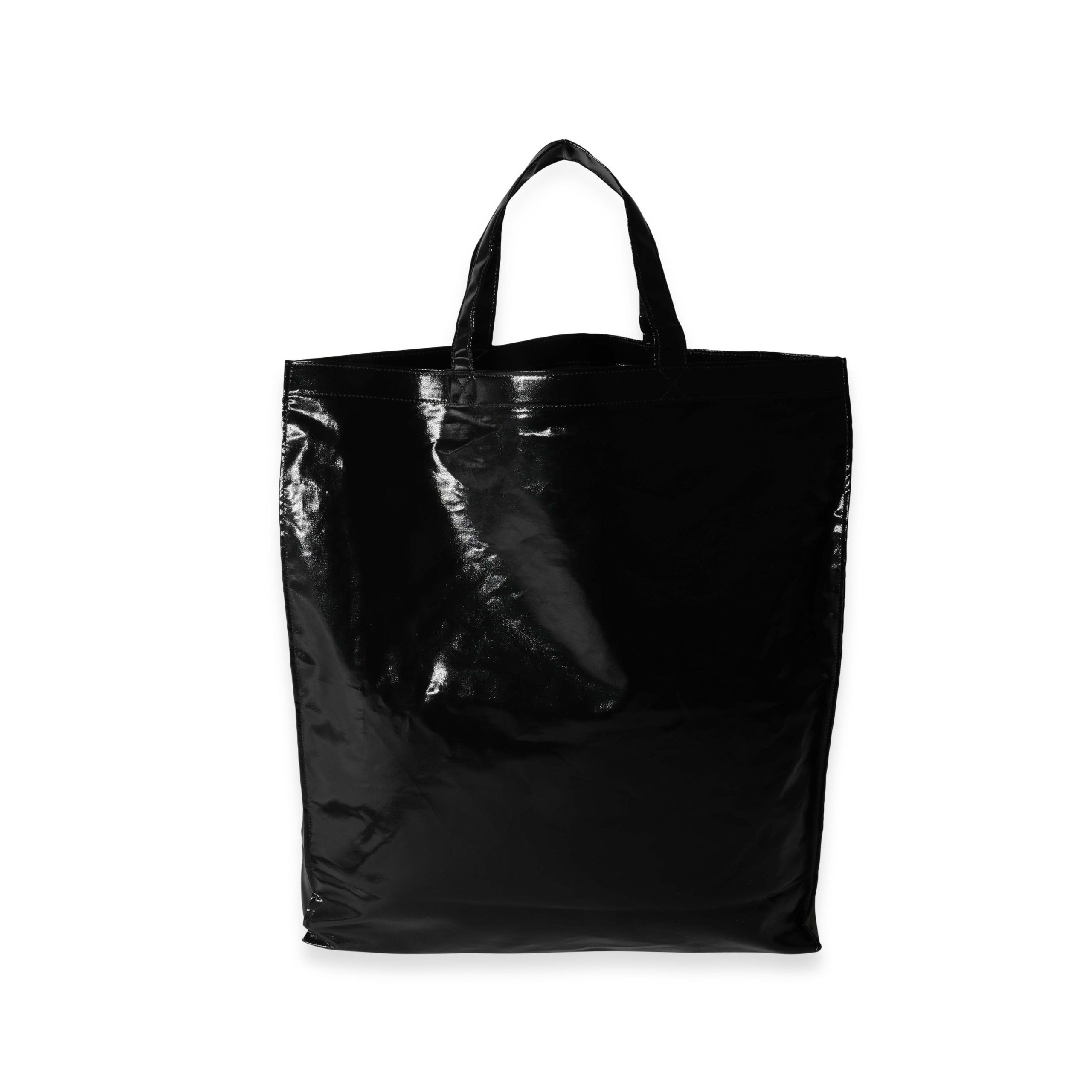Gucci Black Gold Coated Canvas Montecarlo Tote