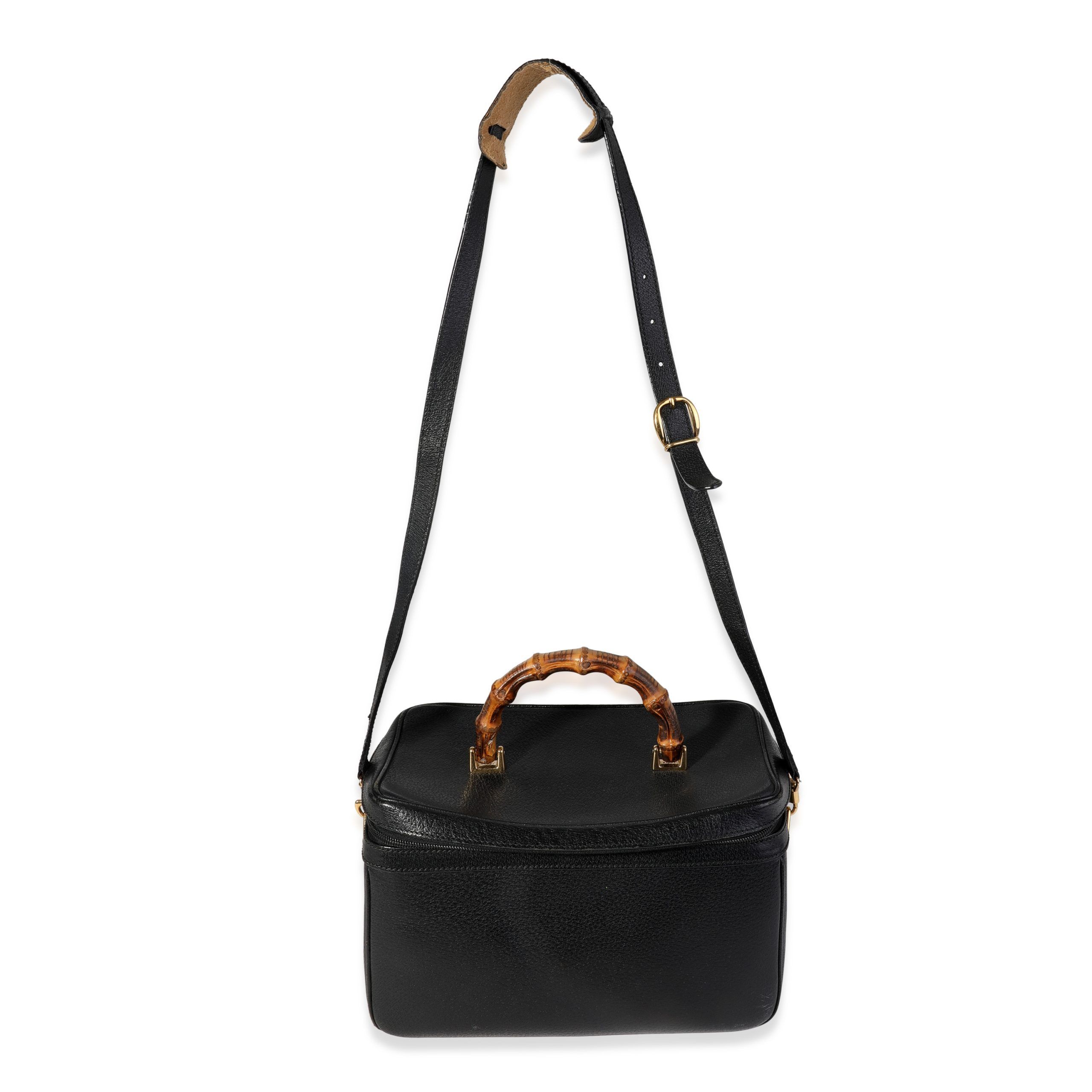 Gucci Vintage Vanity Bamboo Shoulder Bag