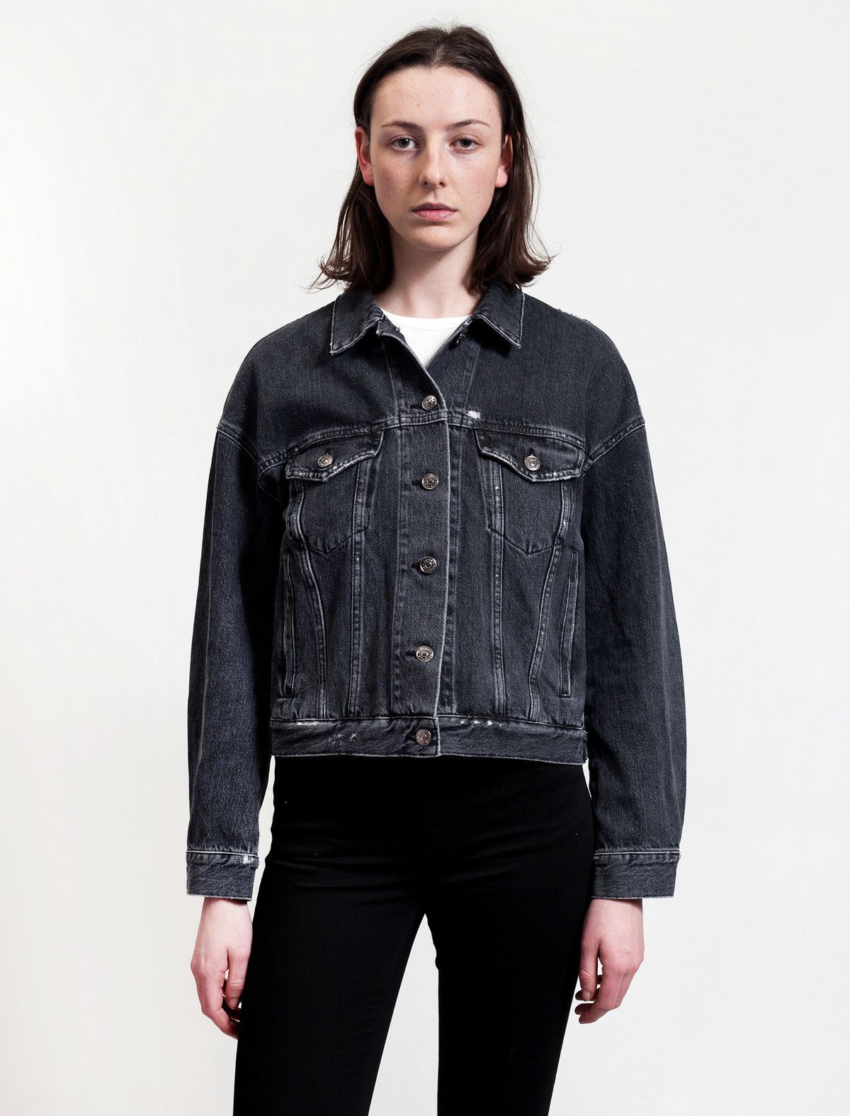 Acne Studios Acne Studios WHO VTG BLACK PAW16 denim jacket Acne Studios Acne Studios WHO VTG BLACK PAW16 denim jacket