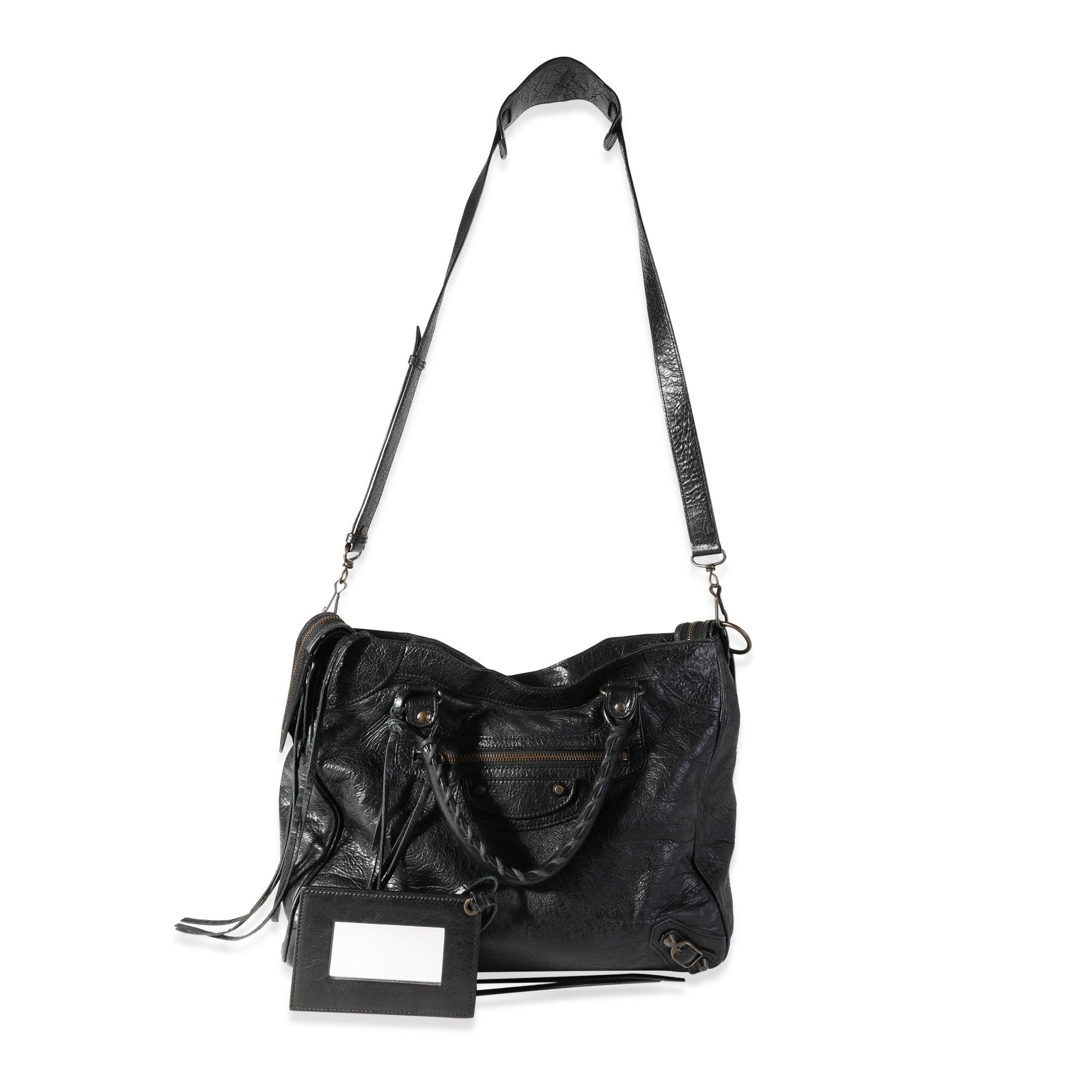 Balenciaga Balenciaga Black Leather Classic Velo Bag Size ONE SIZE - 4 Thumbnail