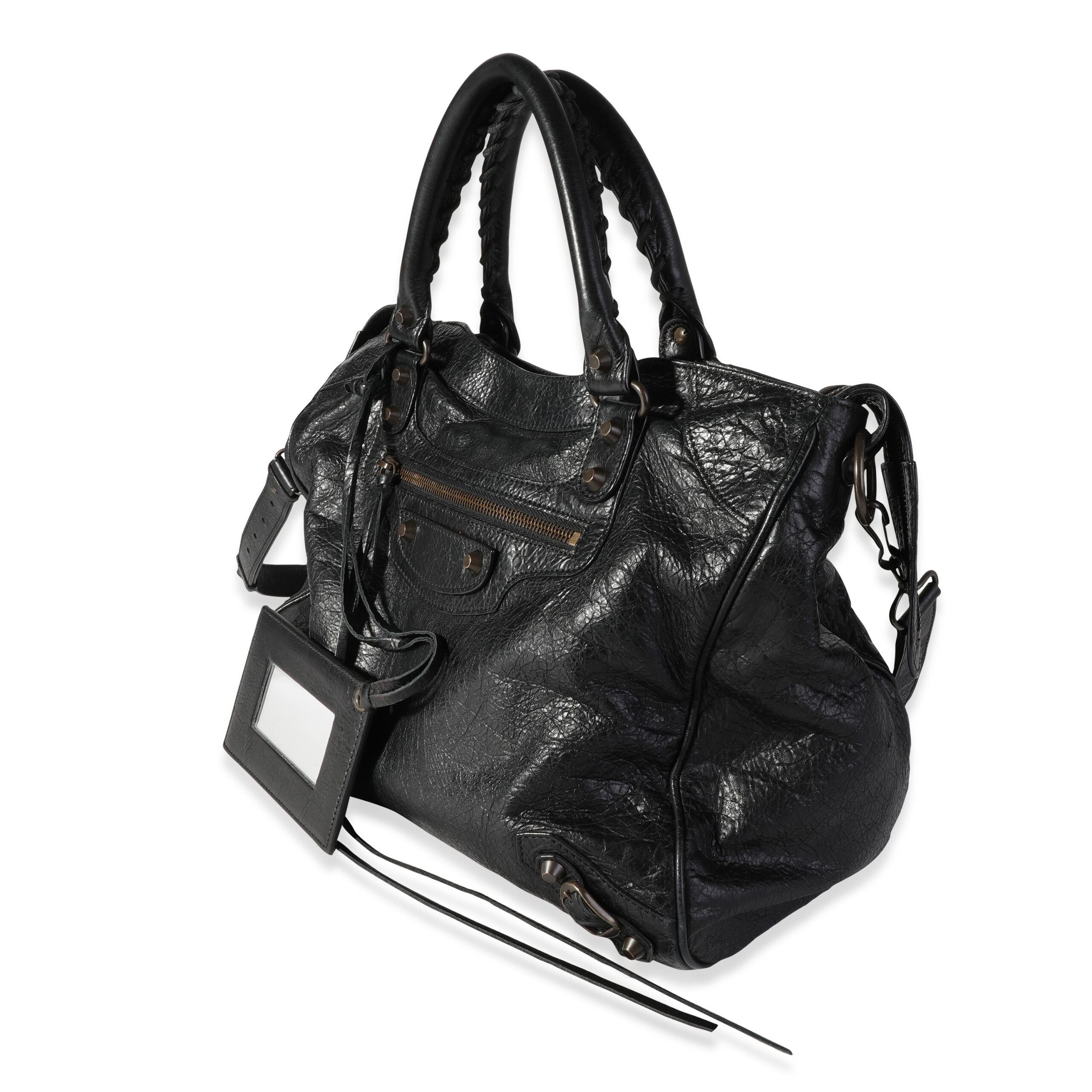 Balenciaga Balenciaga Black Leather Classic Velo Bag Size ONE SIZE - 2 Preview