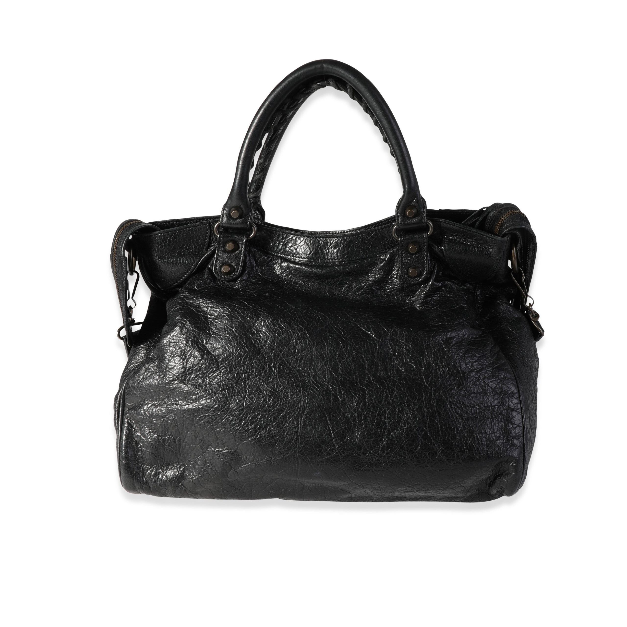 Balenciaga Balenciaga Black Leather Classic Velo Bag Size ONE SIZE - 3 Thumbnail