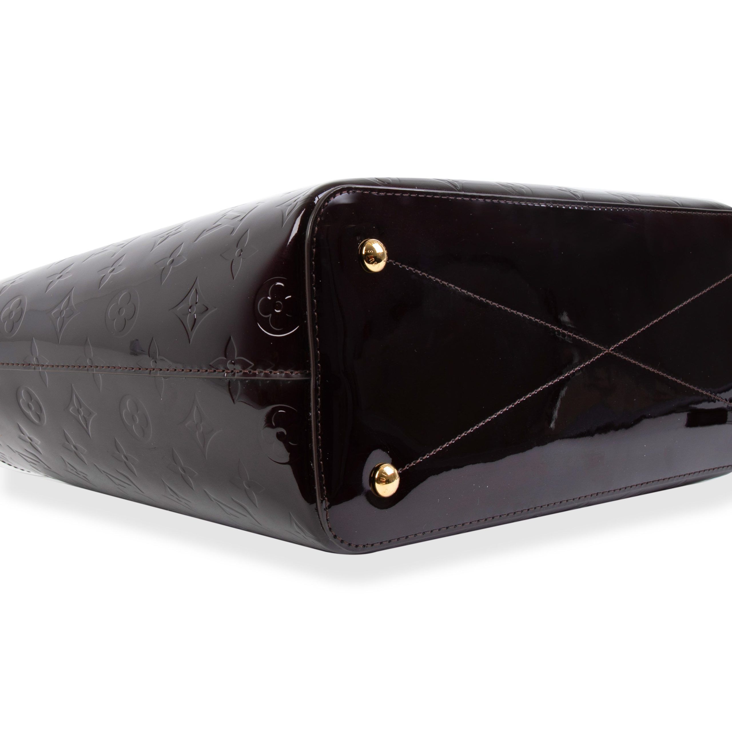 Louis Vuitton Amarante Vernis Long Beach MM Tote Bag