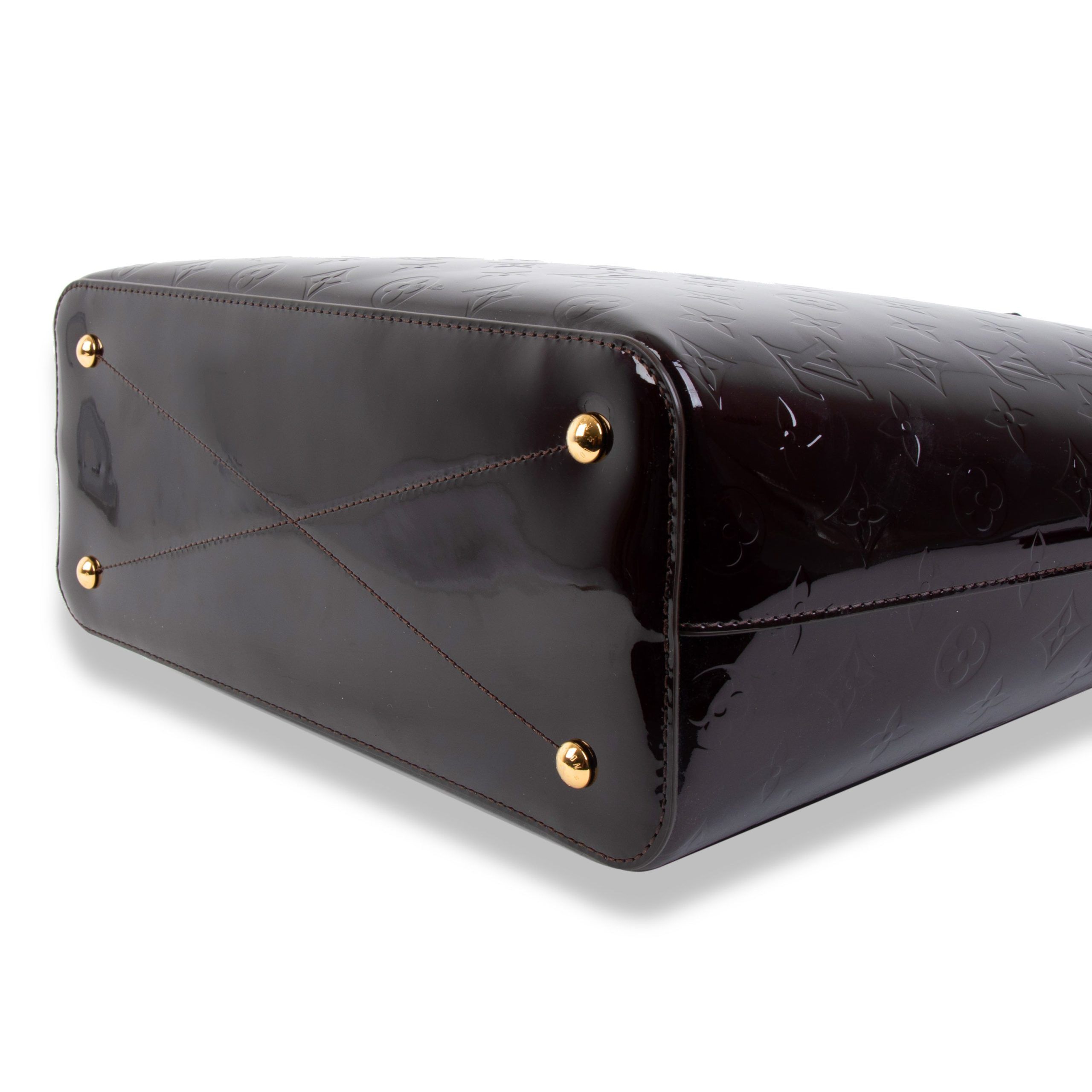 Louis Vuitton Amarante Vernis Long Beach MM Tote Bag