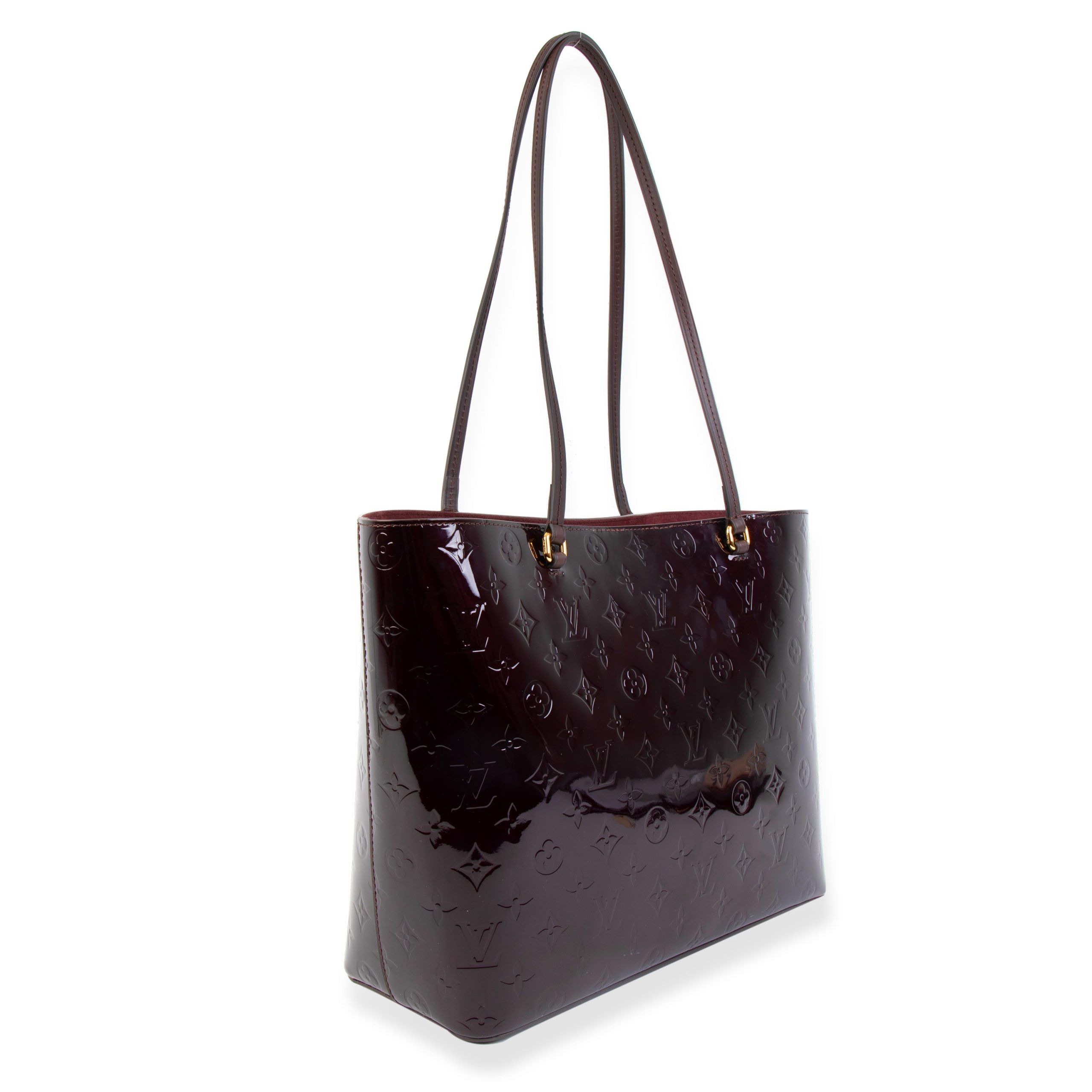 Louis Vuitton Amarante Vernis Long Beach MM Tote Bag