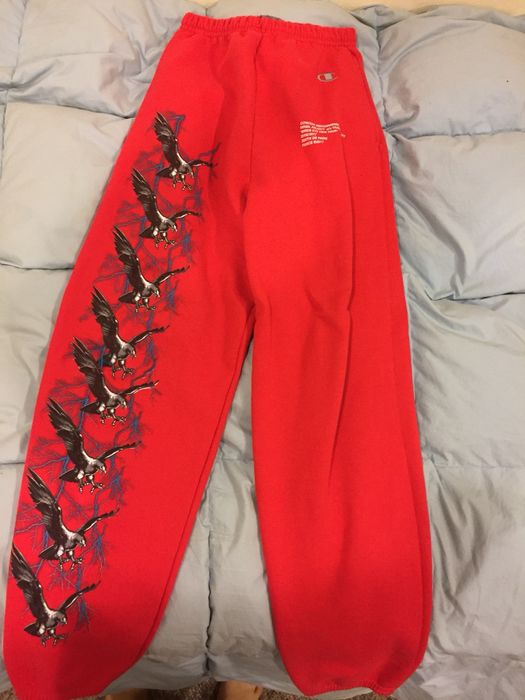 Travis scott x online champion sweatpants