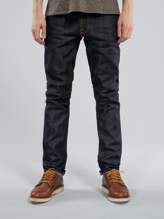 Nudie Jeans Thin Finn Dry Selvage - W30L32 Size US 30 / EU 46 - 1 Preview