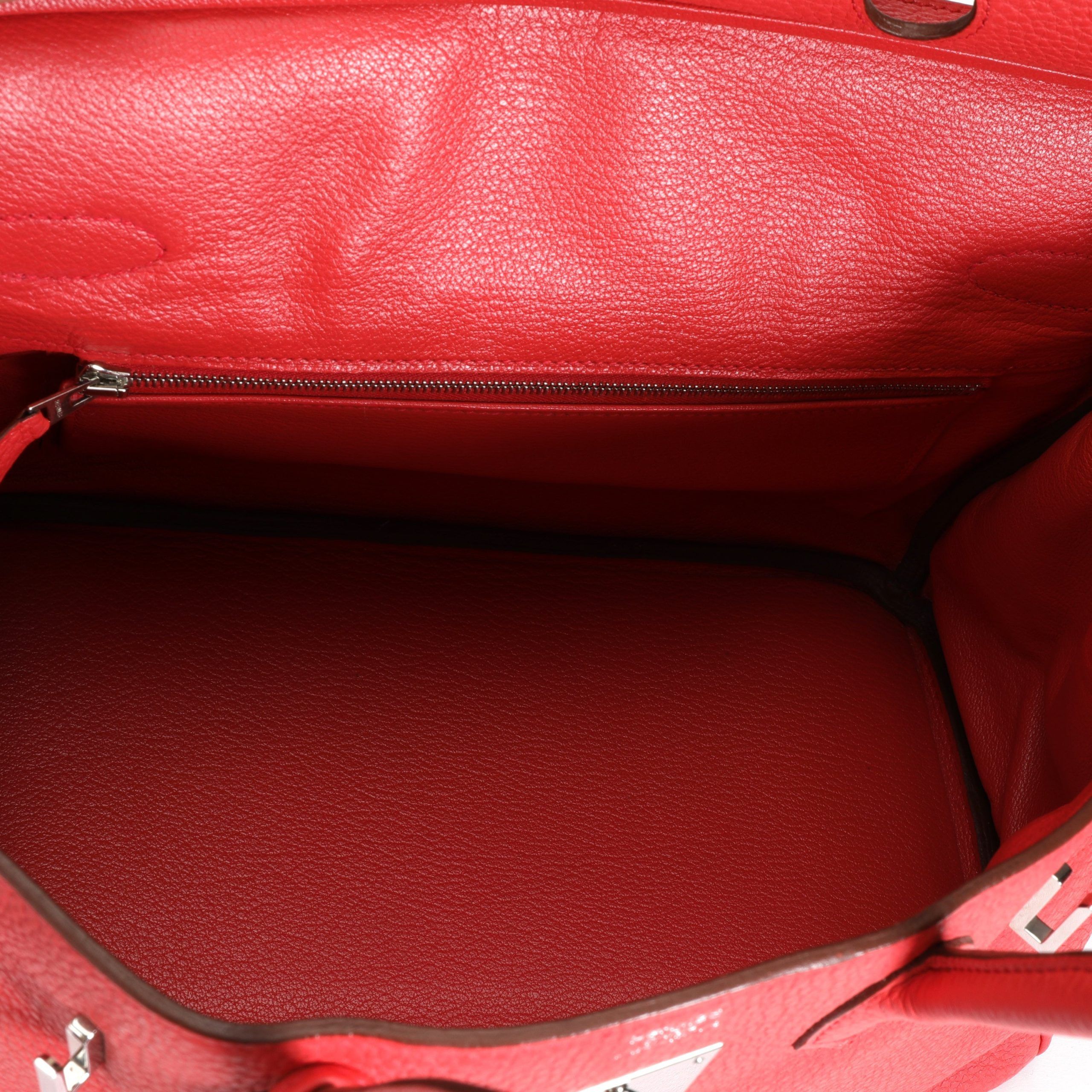 Hermes Hermes Bougainvillea Cl√©mence Birkin 30 with Palladium Hardware Size ONE SIZE - 7 Thumbnail