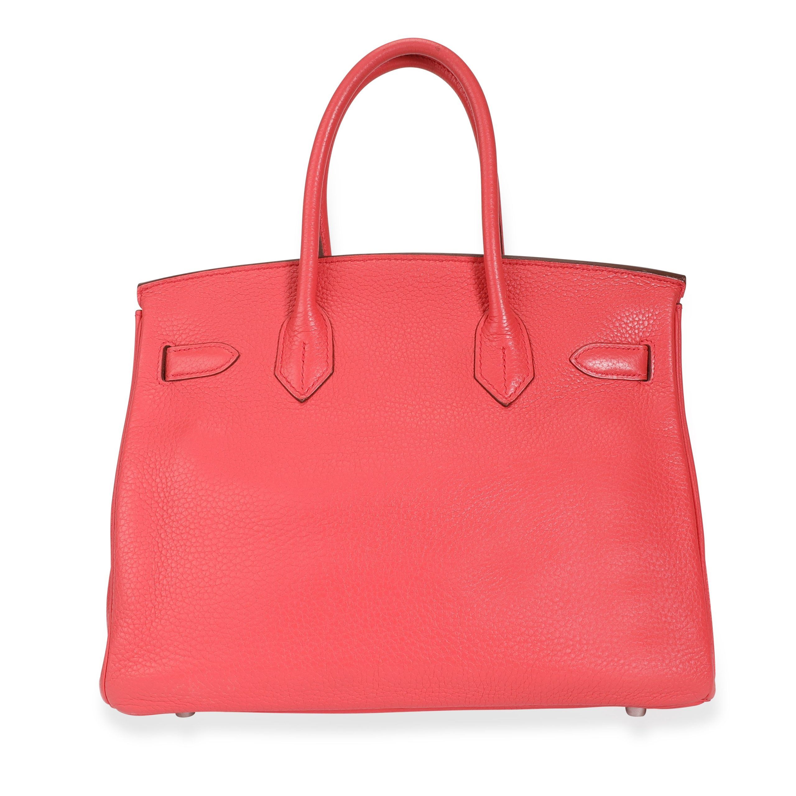 Hermes Hermes Bougainvillea Cl√©mence Birkin 30 with Palladium Hardware Size ONE SIZE - 3 Thumbnail