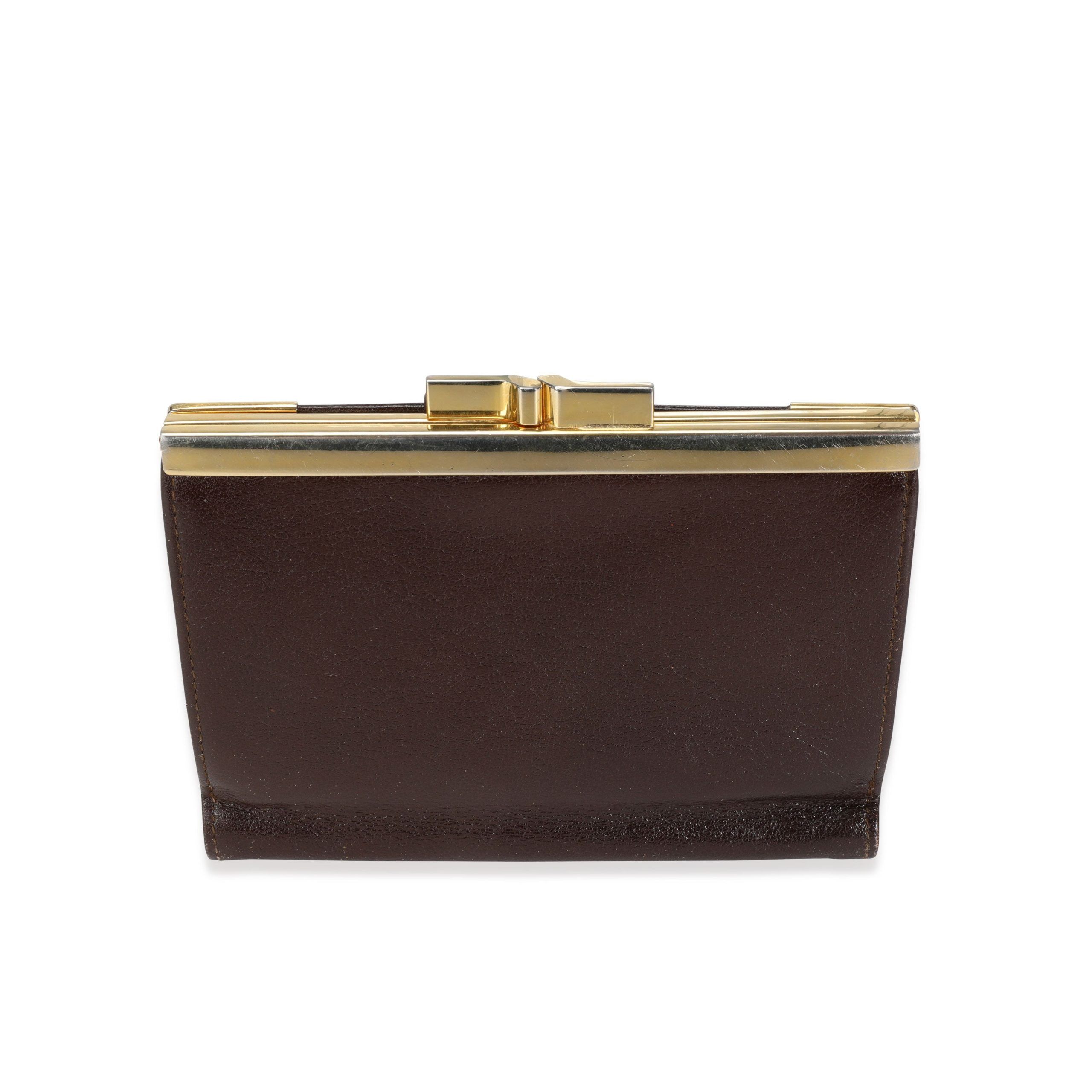 Loewe Vintage Brown Leather Wallet