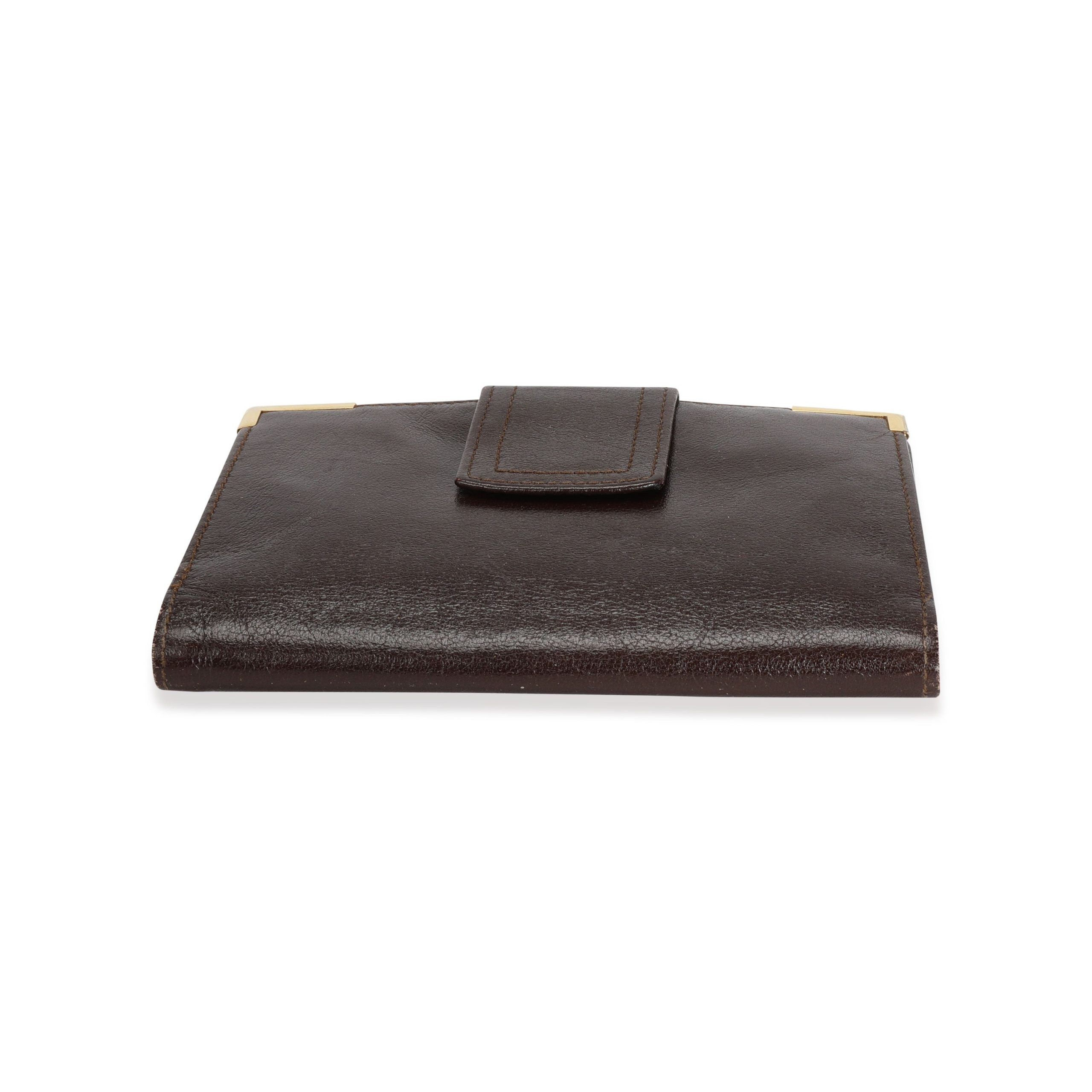 Loewe Vintage Brown Leather Wallet