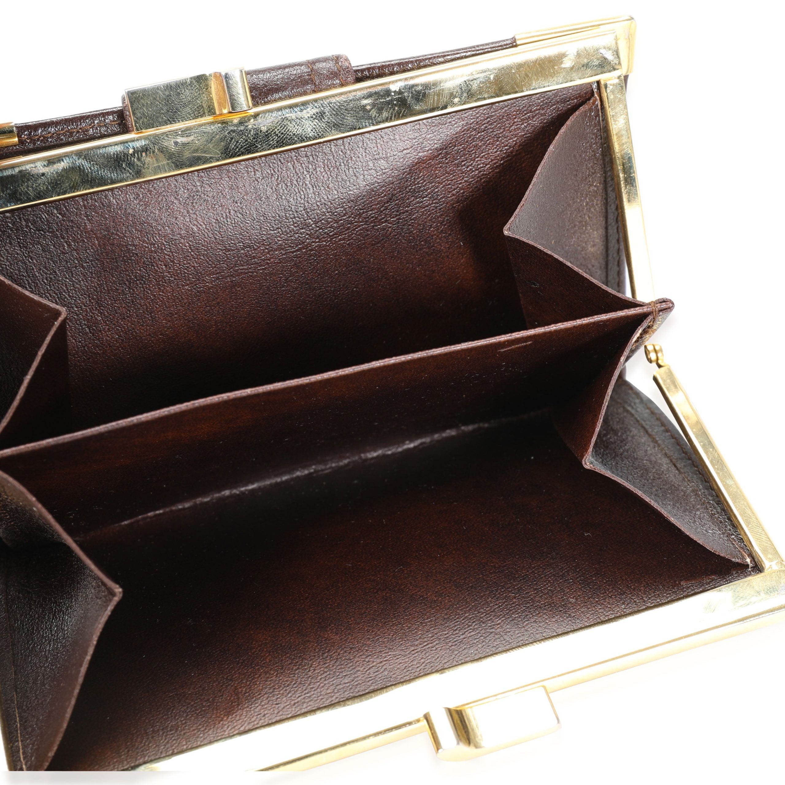 Loewe Vintage Brown Leather Wallet