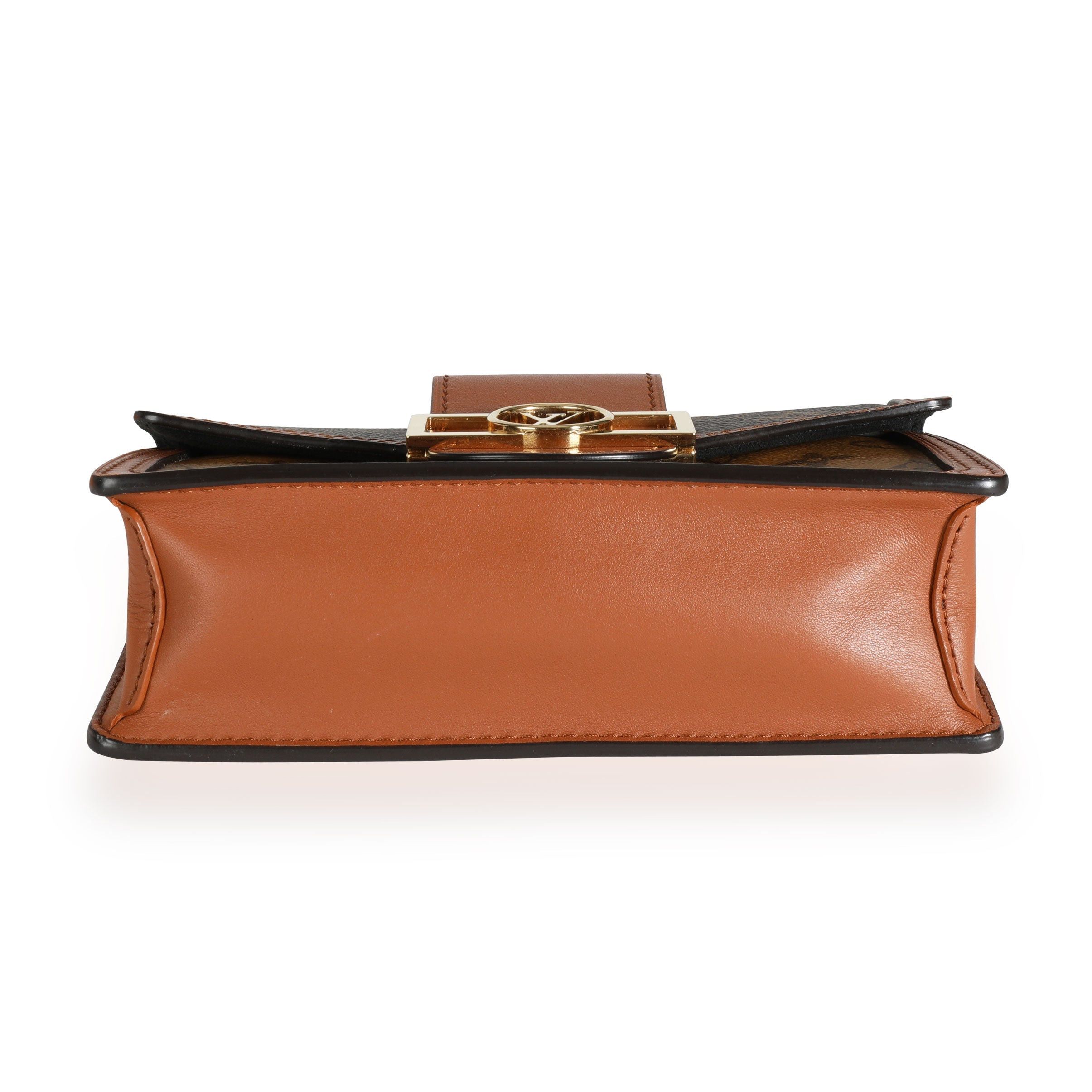 Louis Vuitton Monogram & Reverse Monogram Coated Canvas Dauphine Chain Wallet
