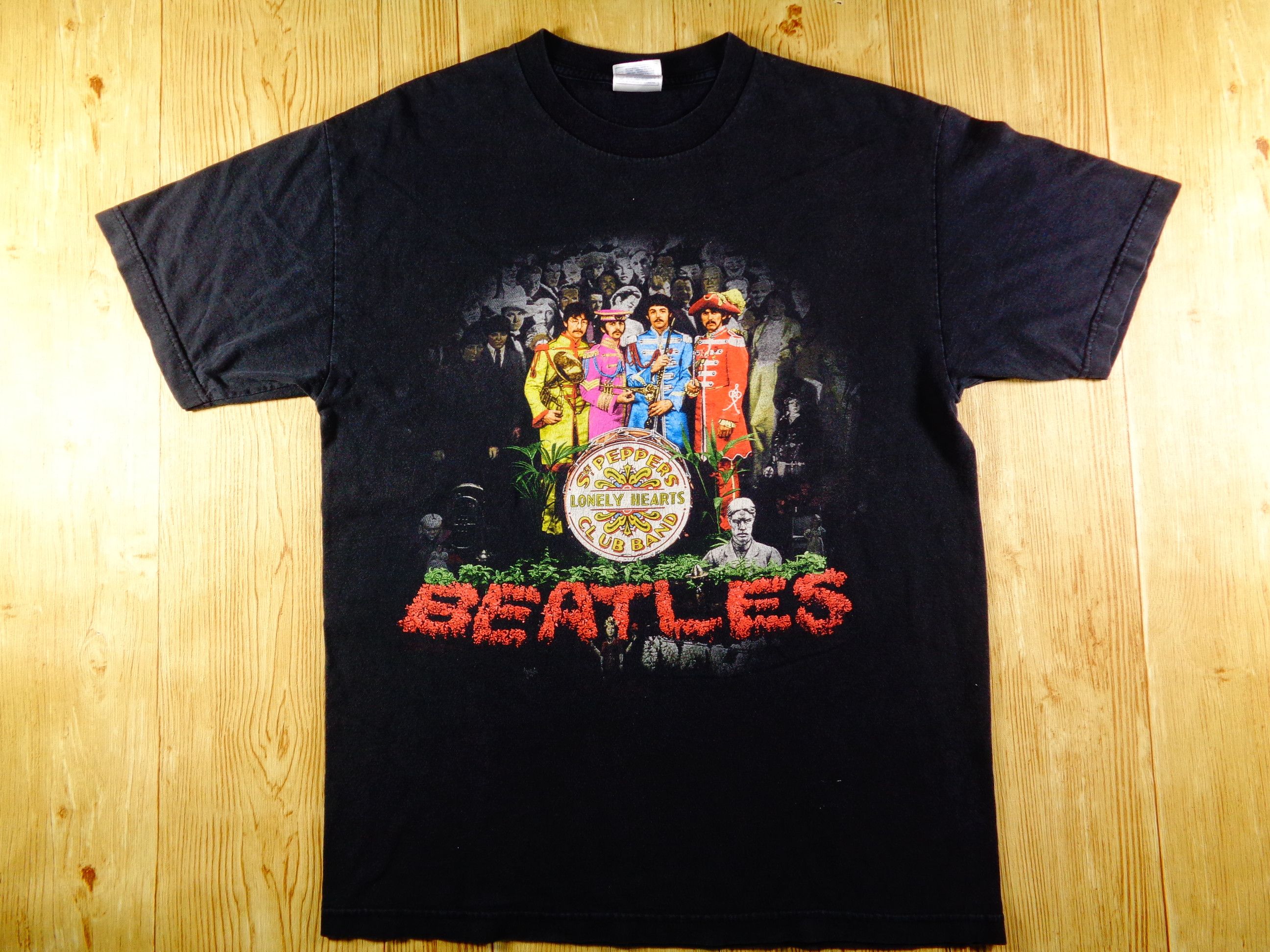 90sヴィンテージ BEATLES Sgt Peppers バンドTシャツ L Vintage 90s The Beatles Sgt Peppers Lonely Hearts Club Band