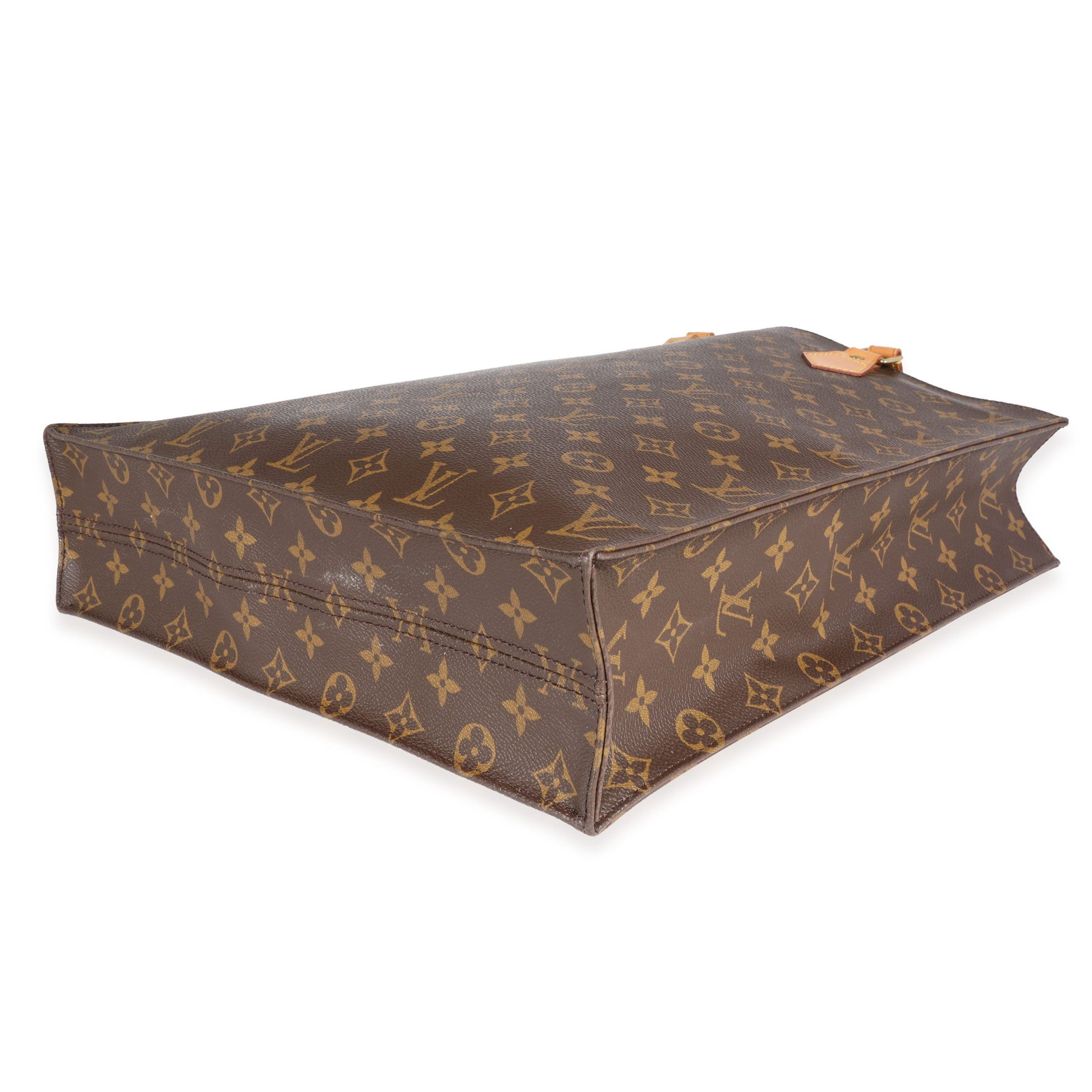 Louis Vuitton Monogram Canvas Sac Plat