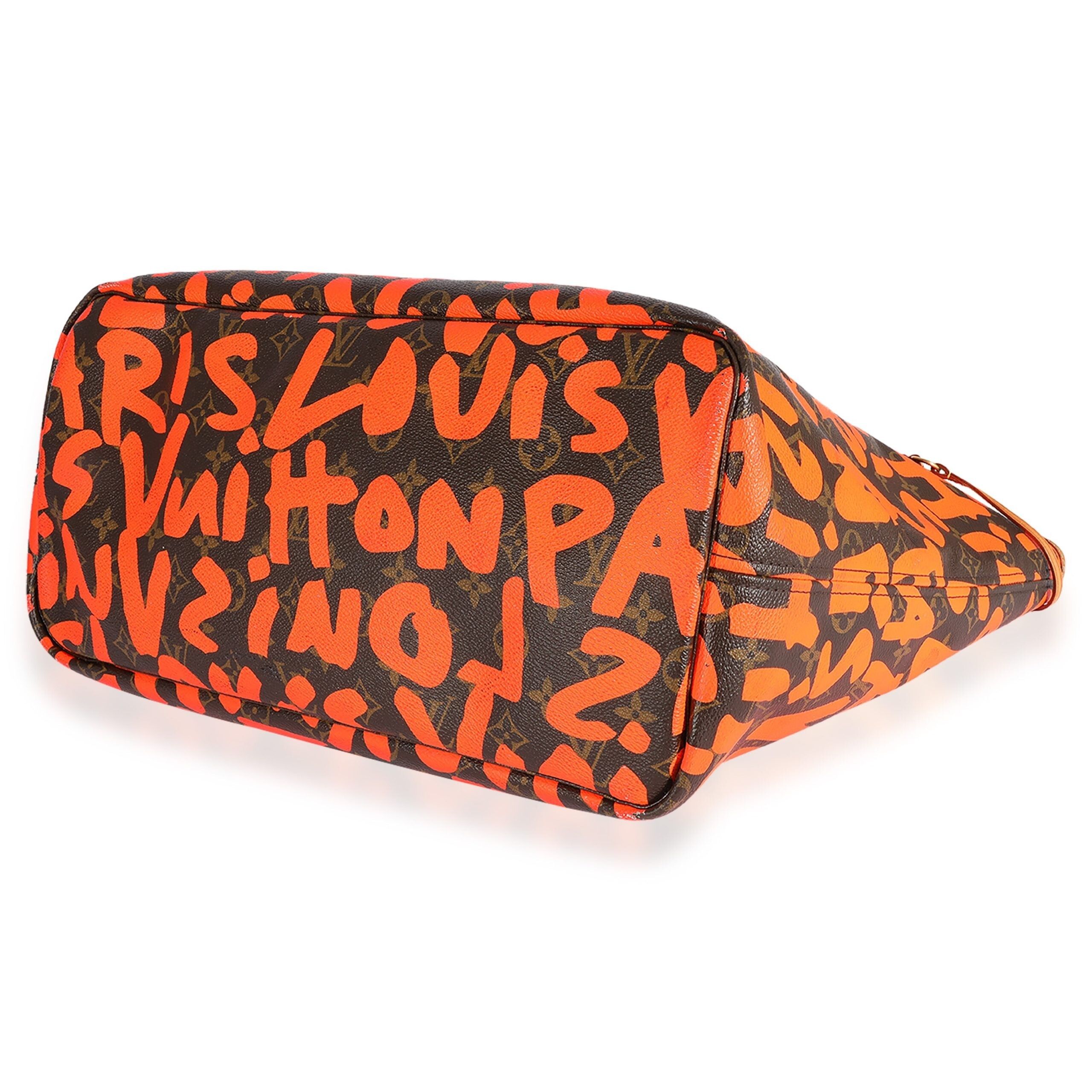 Louis Vuitton Louis Vuitton x Stephen Sprouse Orange Graffiti Monogram Canvas Neverfull GM Size ONE SIZE - 6 Thumbnail