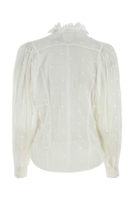 Isabel Marant Etoile White Cotton Terzali Blouse | Grailed