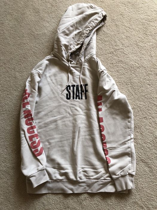 Purpose Tour Merchandise H&M Staff Justin Bieber Purpose Tour Hoodie