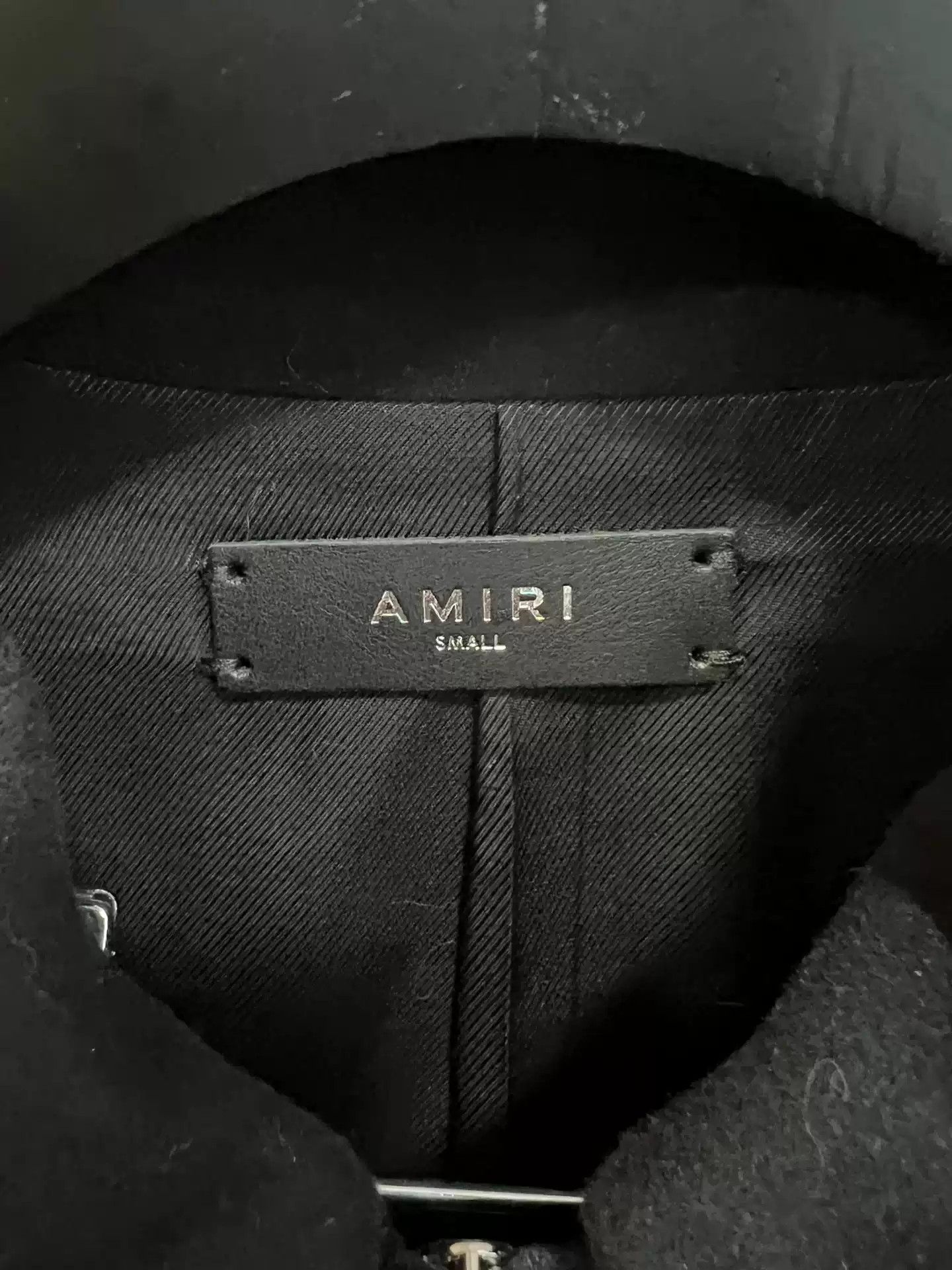 Amiri Wool Fannel Blouson Wool Logo Jacket Light Jackets